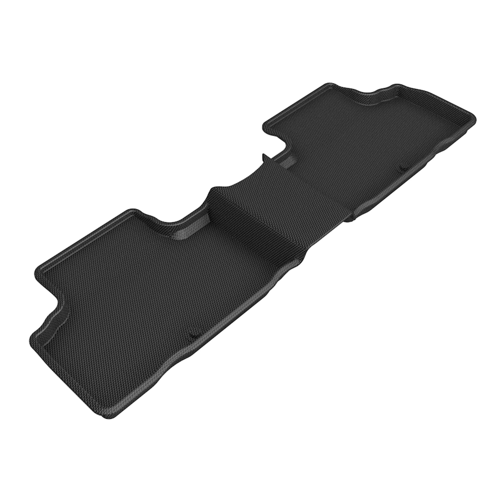 3D Maxpider Second Row Custom Fit All-Weather Floor Mats For 2021 Genesis Gv80 - Kagu Rubber (Black)