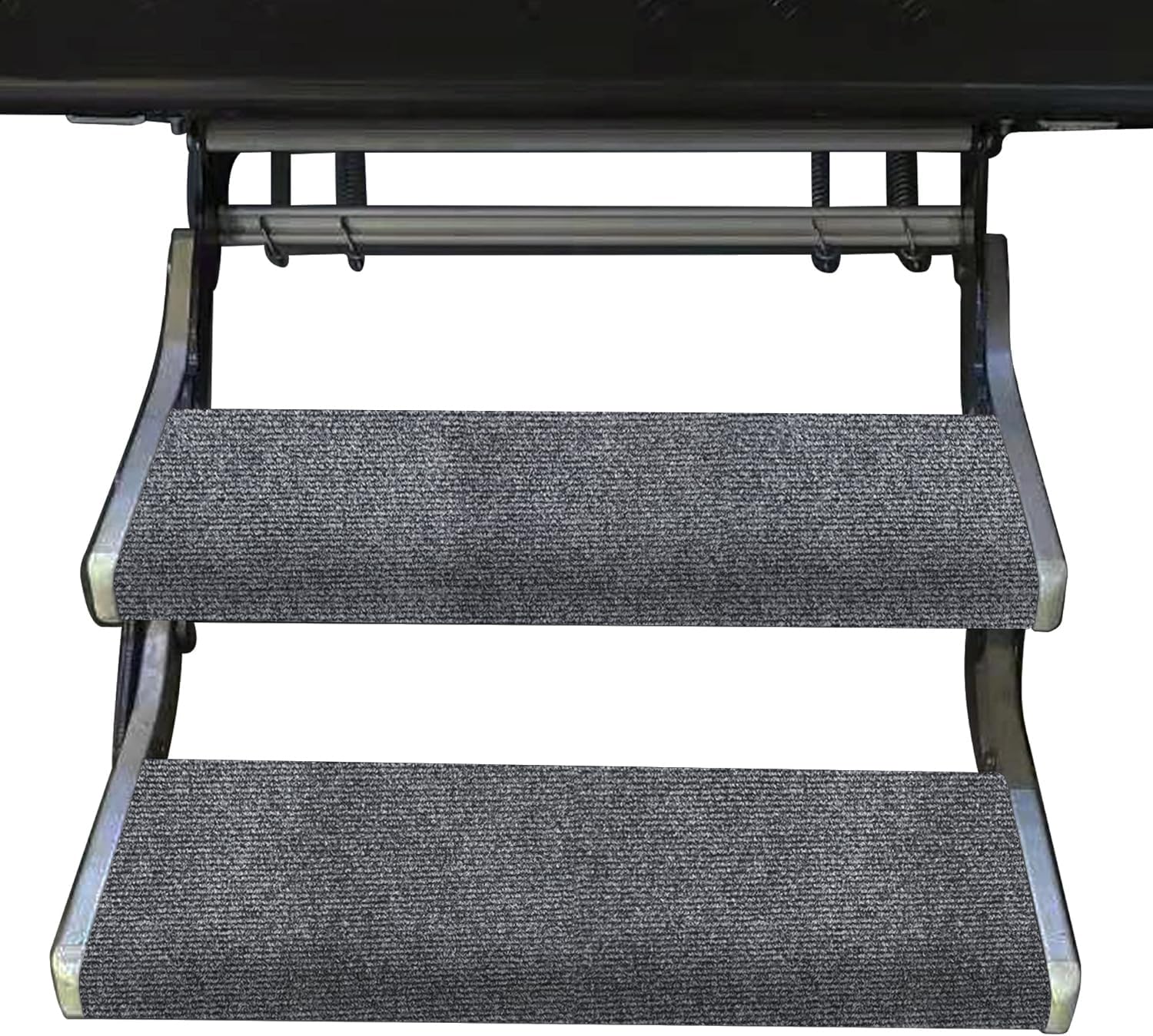 NEWFOM RV Step Covers 2 Pack, 18-23 Inch Wide RV Step Rug Camper Stair Cover for Manual & Electric RV Steps