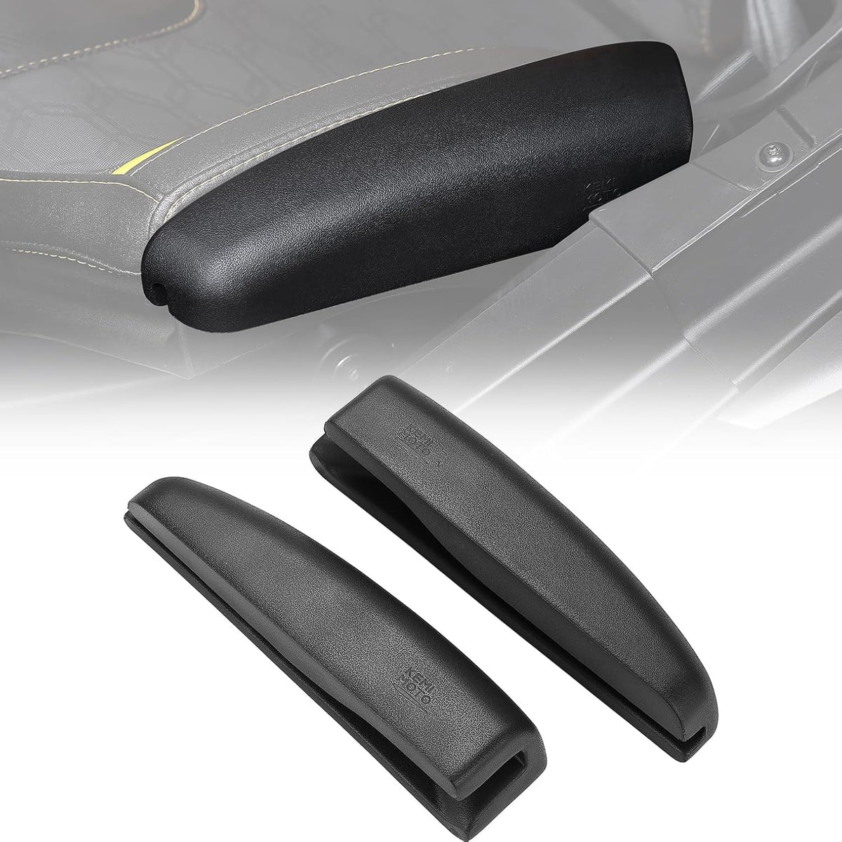 KEMIMOTO Seat Side Pad Assembly Compatible with 2017-2024 Can-Am Maverick X3 MAX and Maverick R, PU Foam Soft Seat Side Cushion 