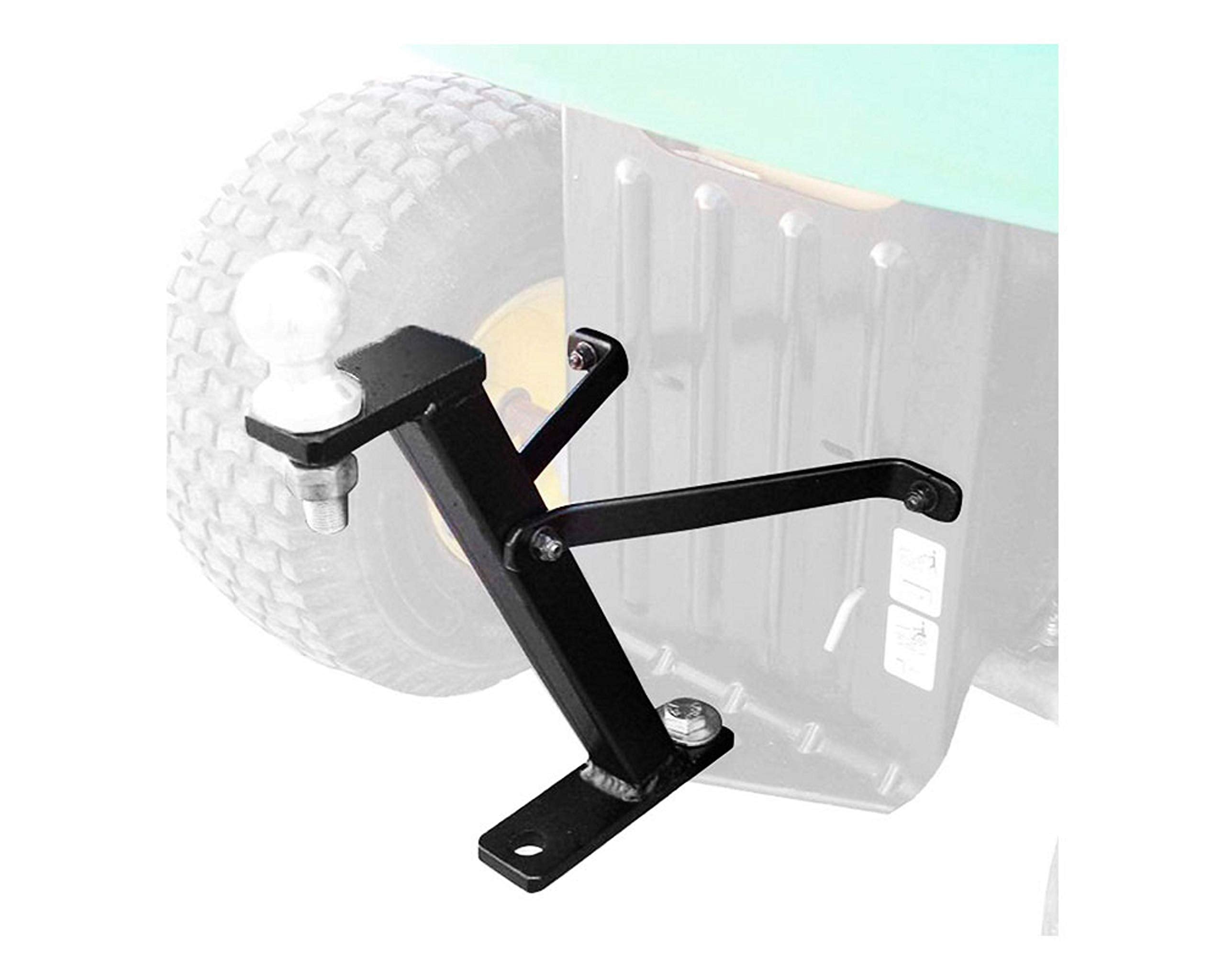 Great Day Lawn-Pro Hi-Hitch - Lawnmower Towing Hitch - Aluminum Construction - Black Powder-Coated Finish, Lnphh650