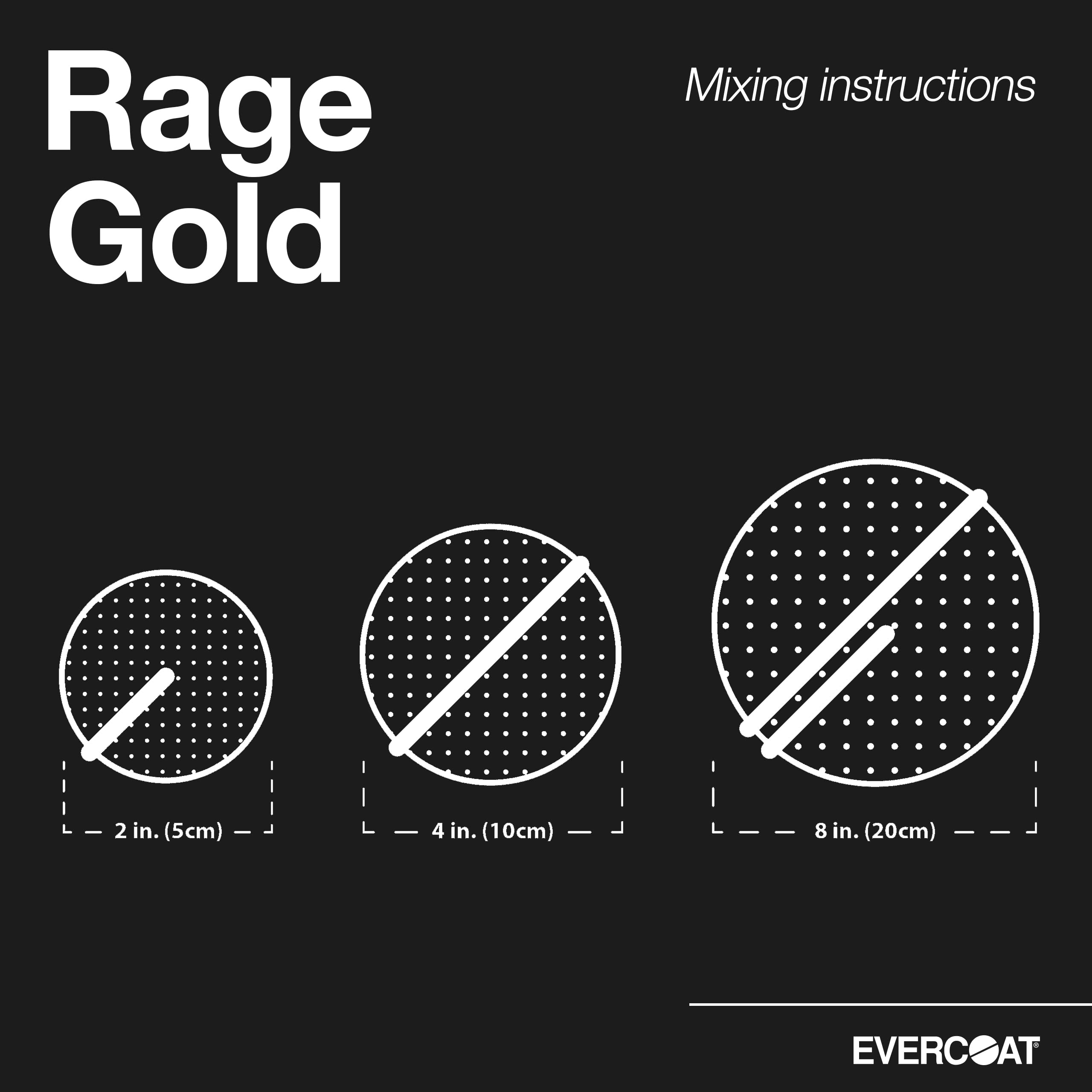 Evercoat Rage Gold Body Filler For Fiberglass, Aluminum & More - Stain-Resistant Filler - 128 Fl Oz