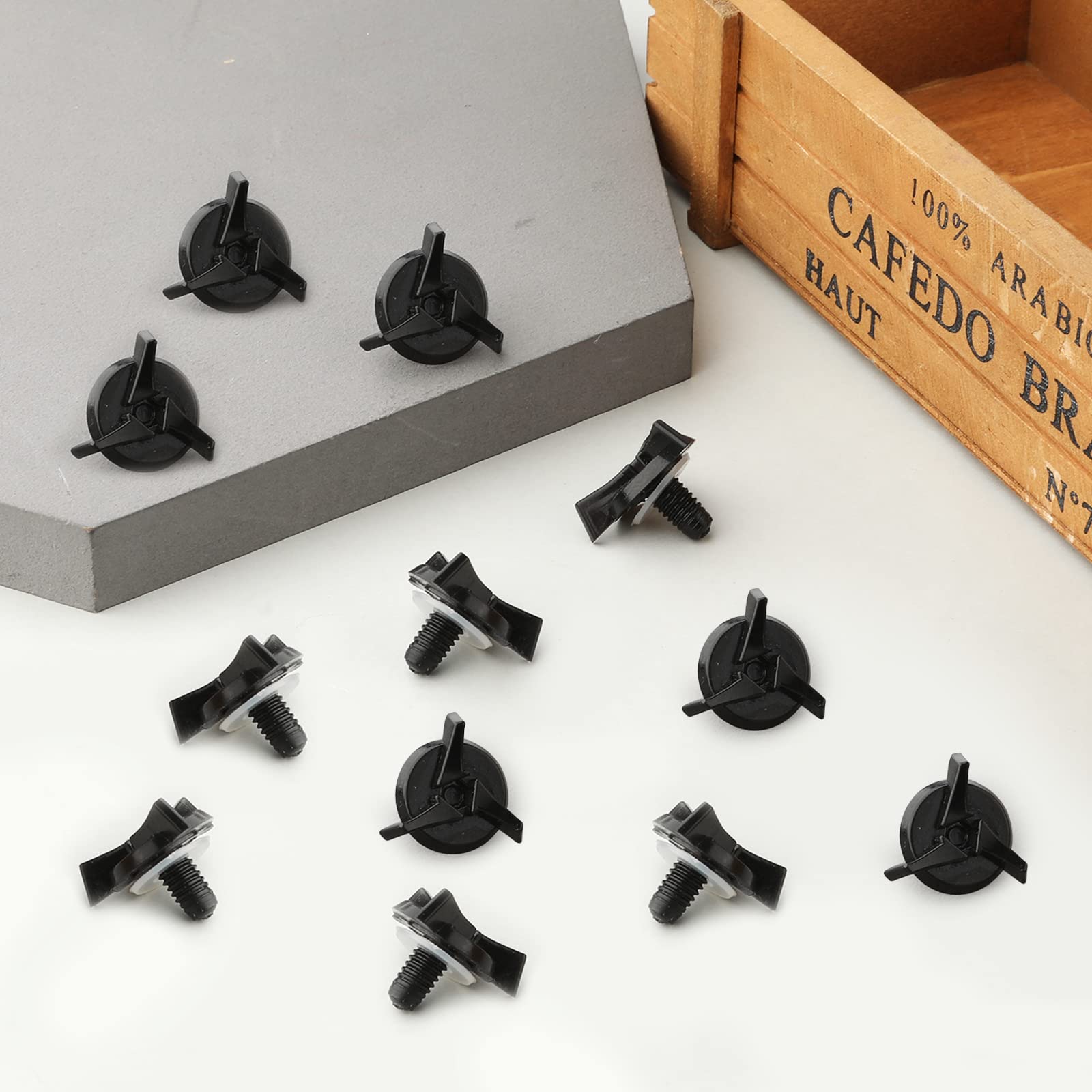 12Pcs Helmet Screws, Motorcycle Helmet Screws Motorcycle Helmet Visor Screws Motorcycle Helmet Accessories (Black)