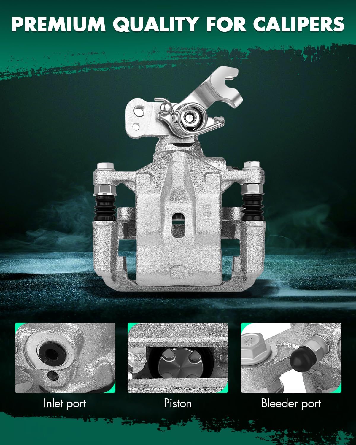 Scitoo 18B5002 Rear Left Disc Brake Caliper Assembly W/Bracket For Ford For Fusion,For Lincoln For Mkz/For Zephyr,For Mazda For