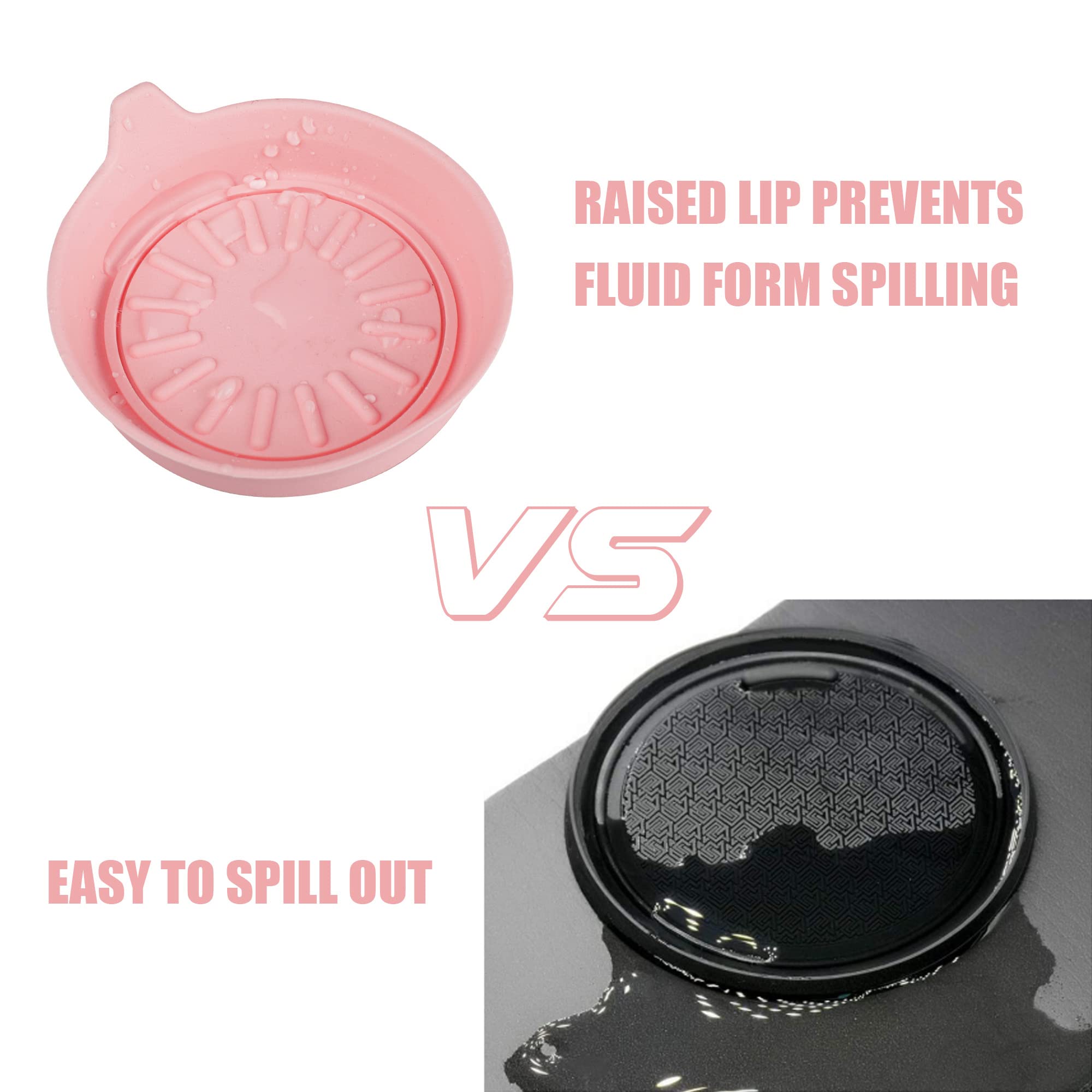 Sparta Car Coasters For Cup Holders, Silicone Cup Holder Coasters, Universal Vehicle Interior Accessories - 4 Pack, 3-1/8 '' Dia