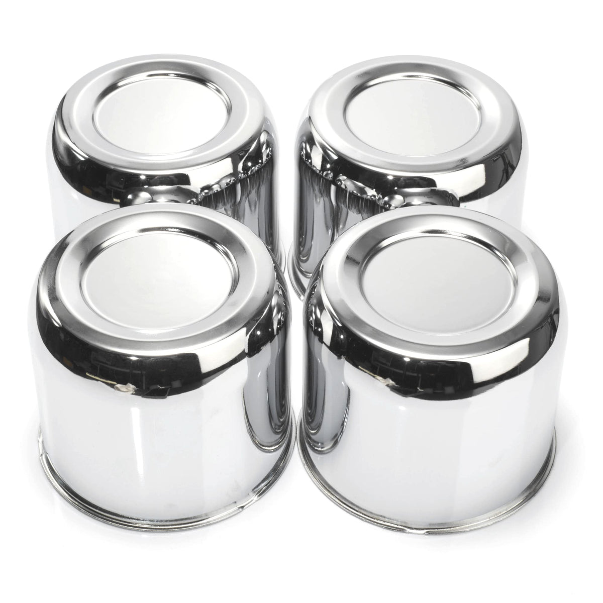 Rtrhinotuning 4Pcs 4.41Inch Push Through Center Caps Chrome For Trailers Trucks WBCARB08BZ37G2Y