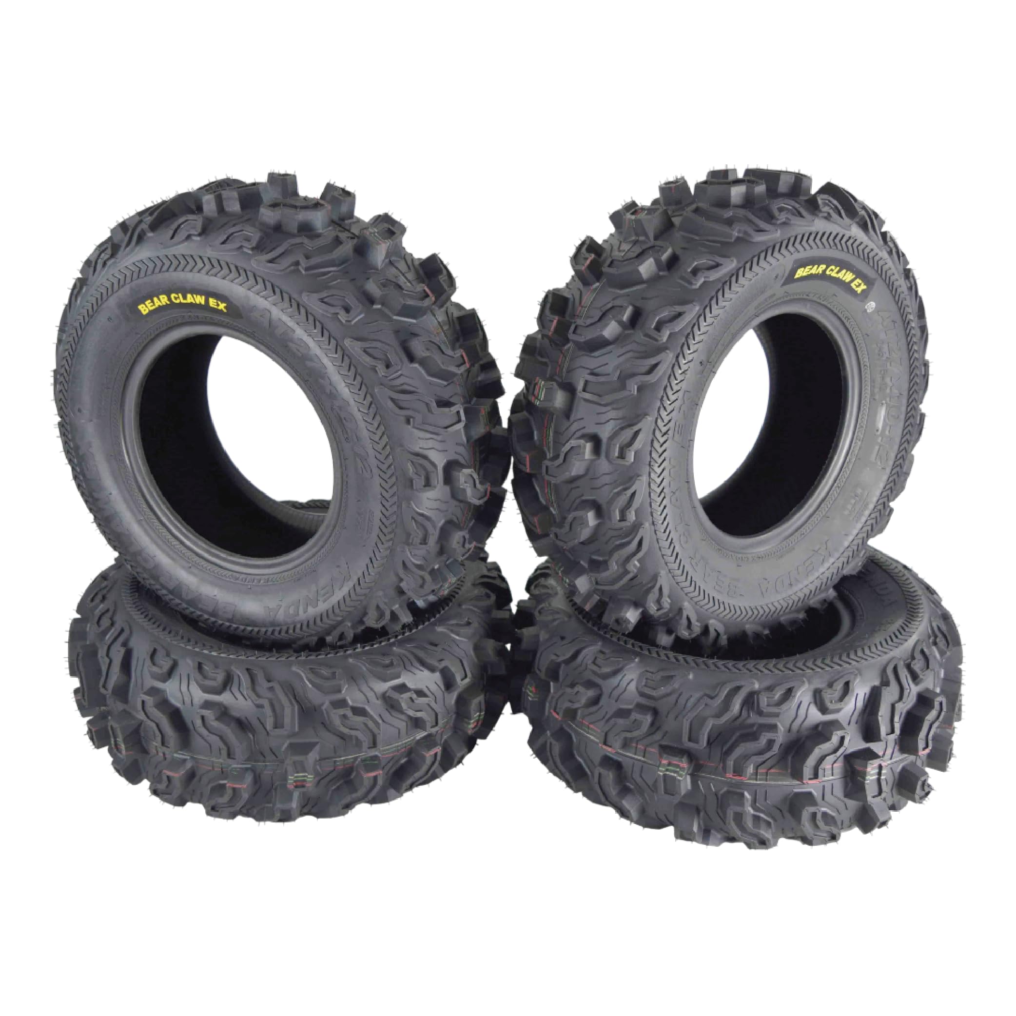 Kenda Bearclaw Ex K573-27X10-12 Front Tires For All Terrain (Atv), Utv, And Side By Side (Sxs) Vehicles - 6-Ply - Bear Claw Ex 2