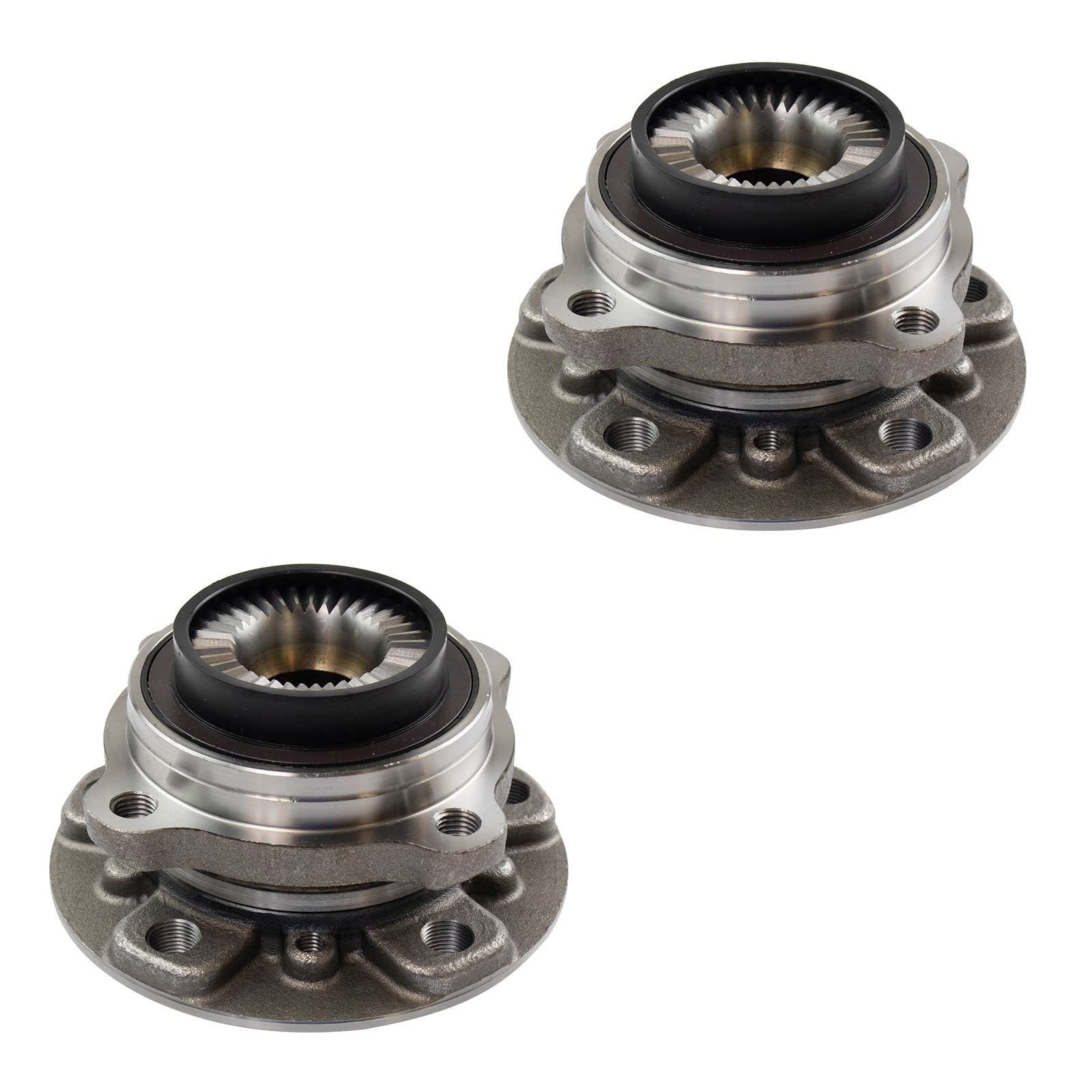 Trq Rear Wheel Hub Bearings Assembly Set Compatible With 2013-2016 Bmw M5 2012-2018 M6 2014-2019 M6 Gran Coupe