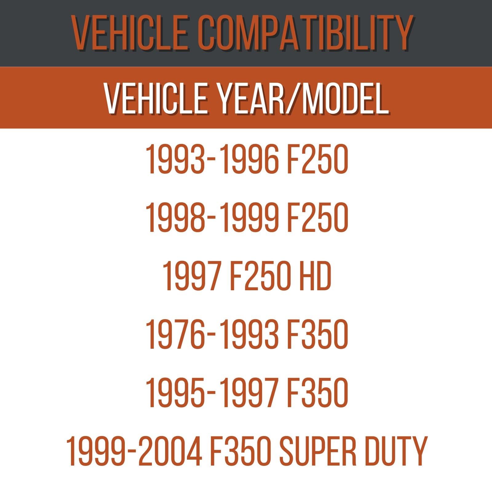 Mile Marker 95-32721 1 Ton Nut Conversion Kit fits 1999 2004 F350 F450 Super Duty 4WD - Minimizes Wear & Tear on Drivetrain - Helps Save at the Gas Pump