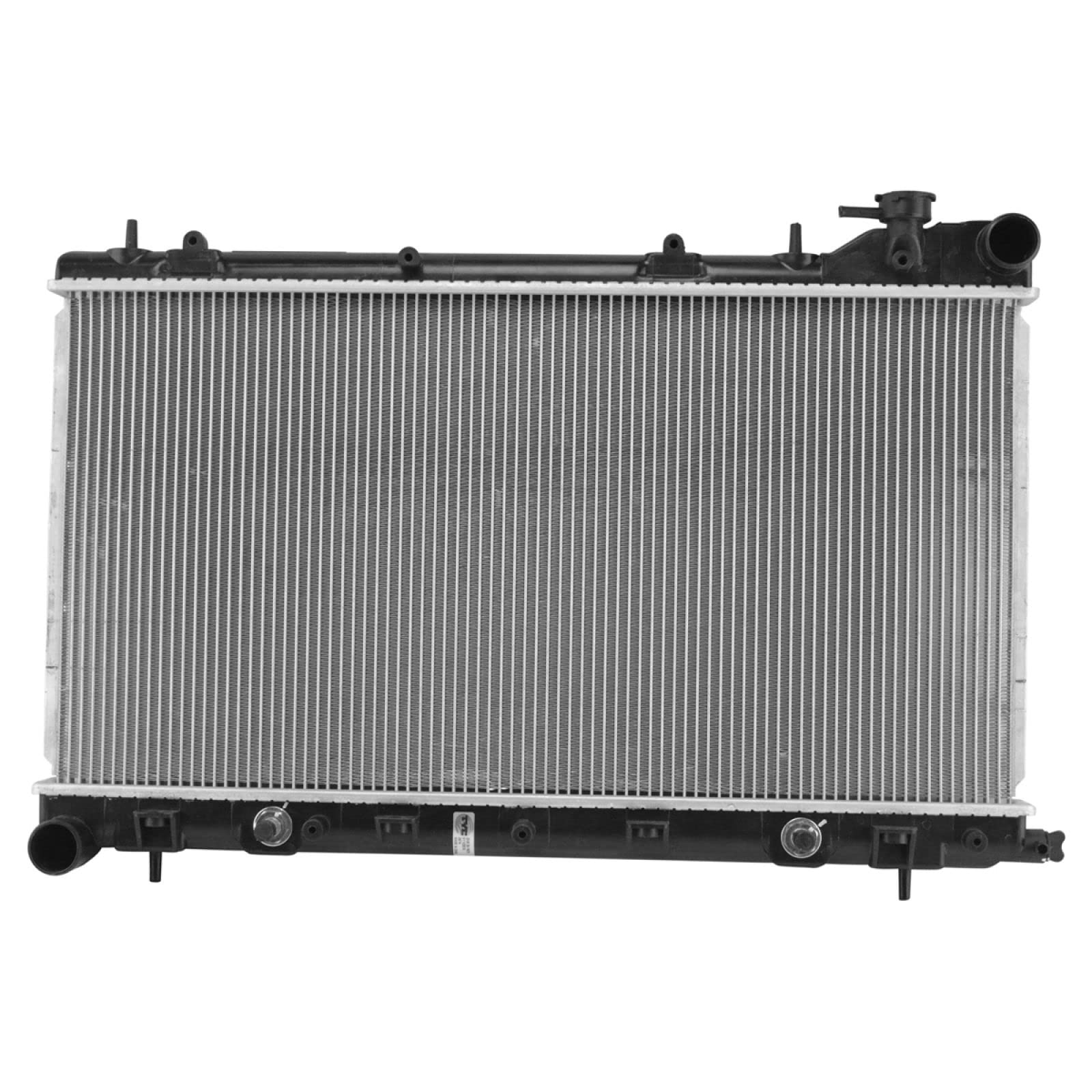 Trq Radiator Assembly Aluminum Core Compatible With 03-08 Subaru Forester Cu2674 Su3010142