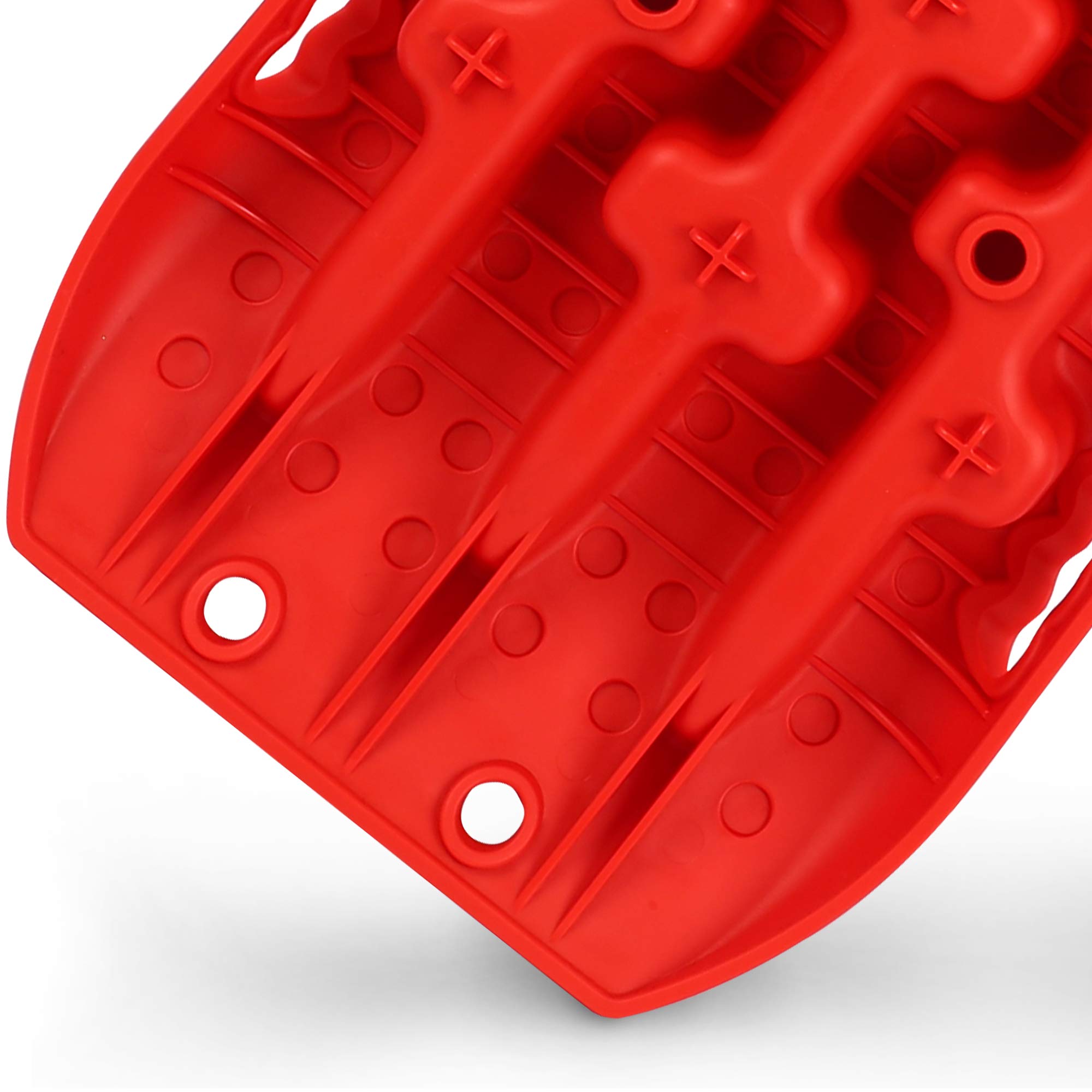 X-Bull New Recovery Traction Tracks Tire Ladder For Sand Snow Mud 4Wd(Red)