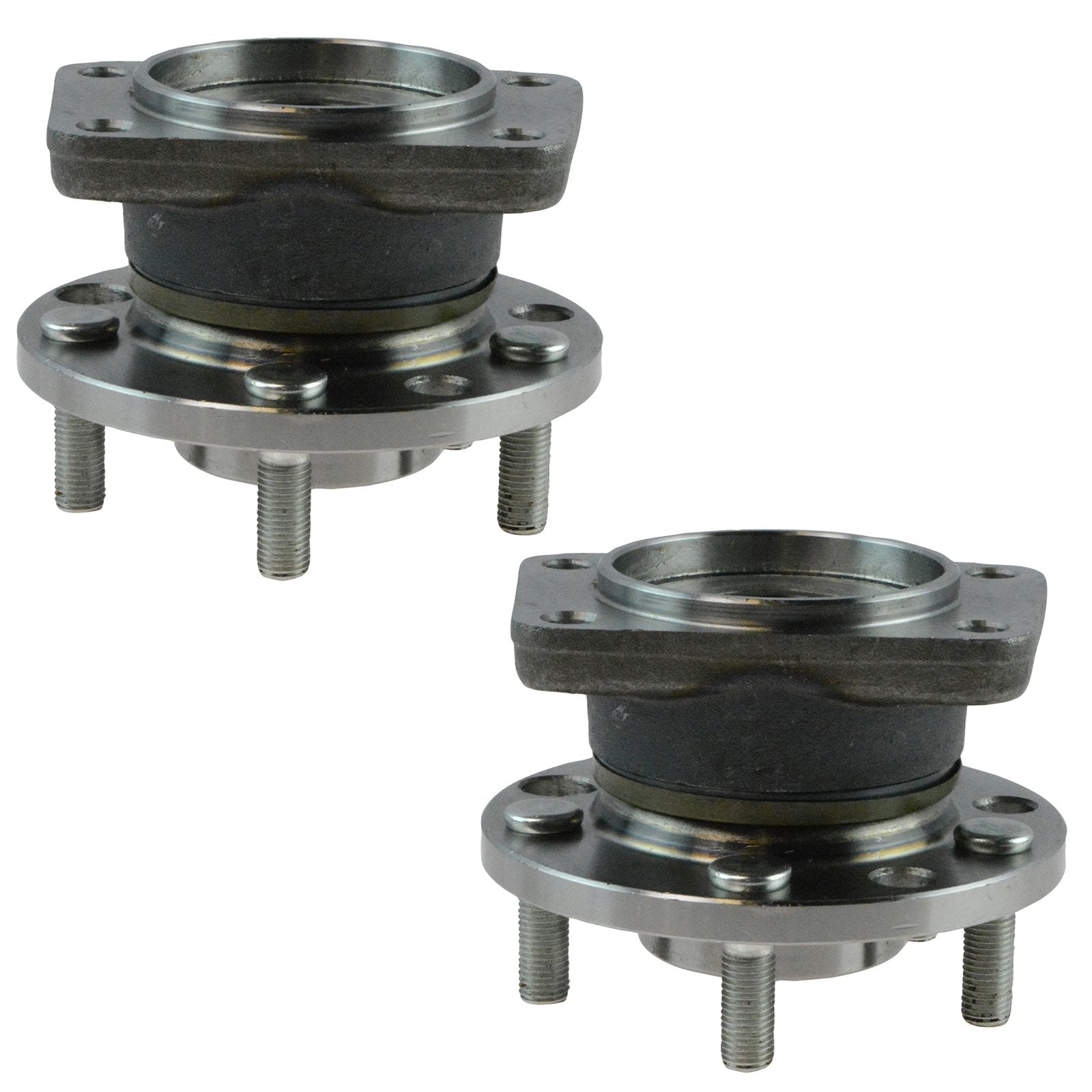 Trq Rear Wheel Hub Bearings Assembly Set Compatible With 2002-2008 Jaguar X-Type