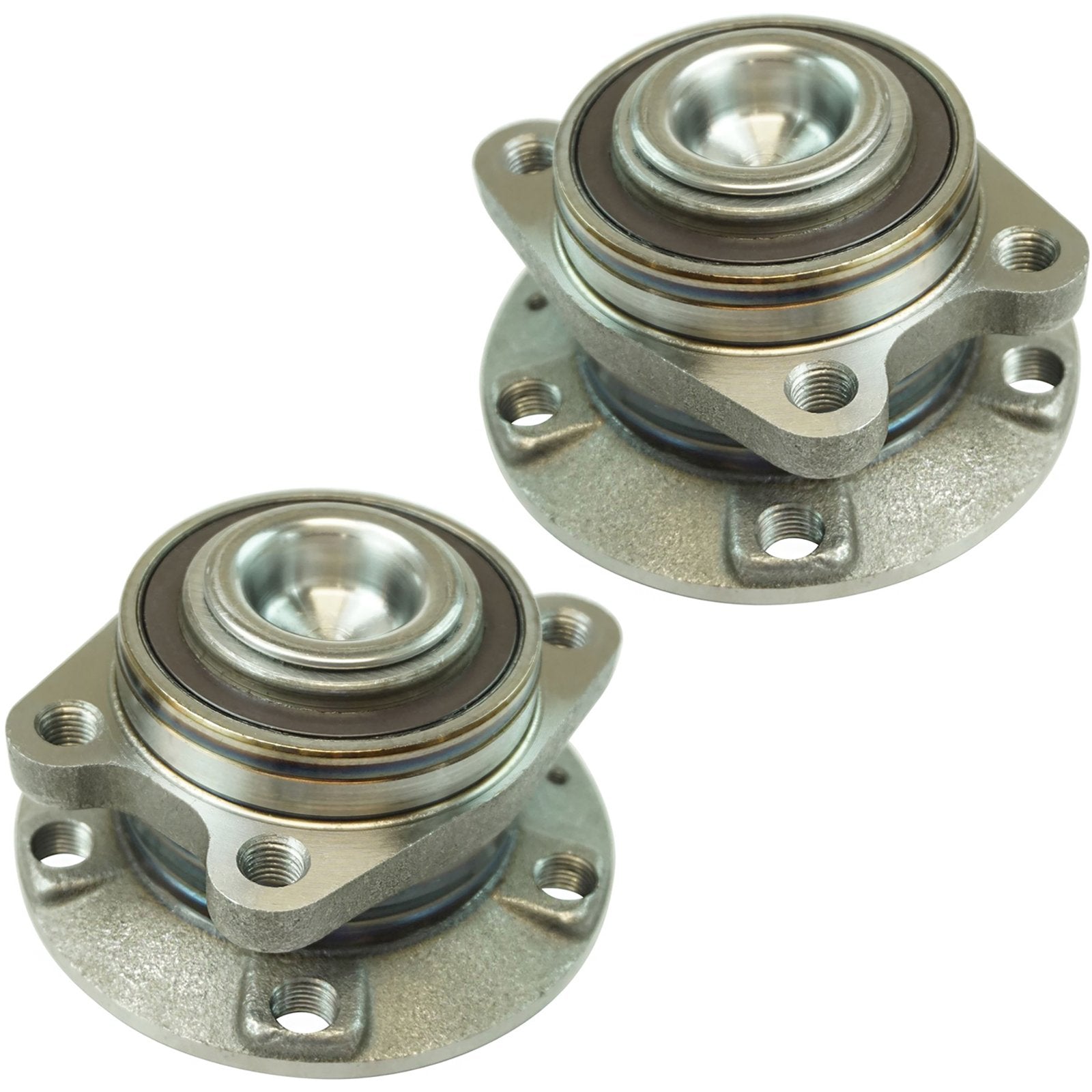 Trq Rear Wheel Hub Bearings Assembly Set Compatible With 2006-2011 Audi A6