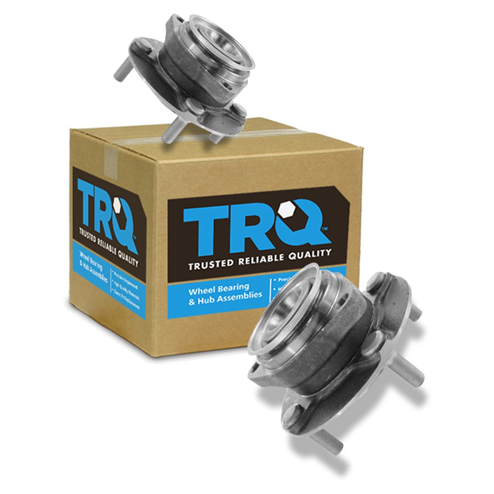 Trq Front Wheel Hub Bearings Assembly Set Compatible With 2007-2011 Nissan Versa