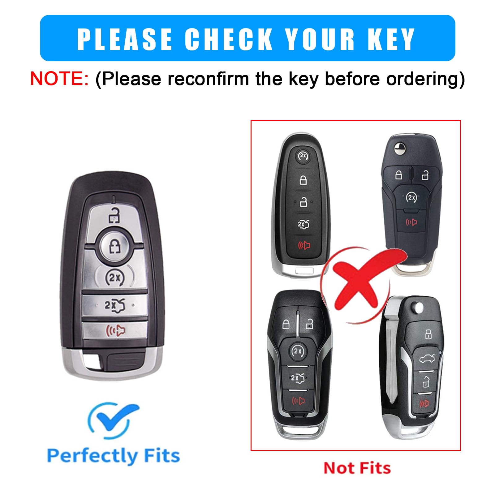 Xiyang Trade For Ford Key Fob Cover With Keychain,Soft Tpu Key Case Shell For Ford Explorer Bronco Escape Edge Expedition Mustan