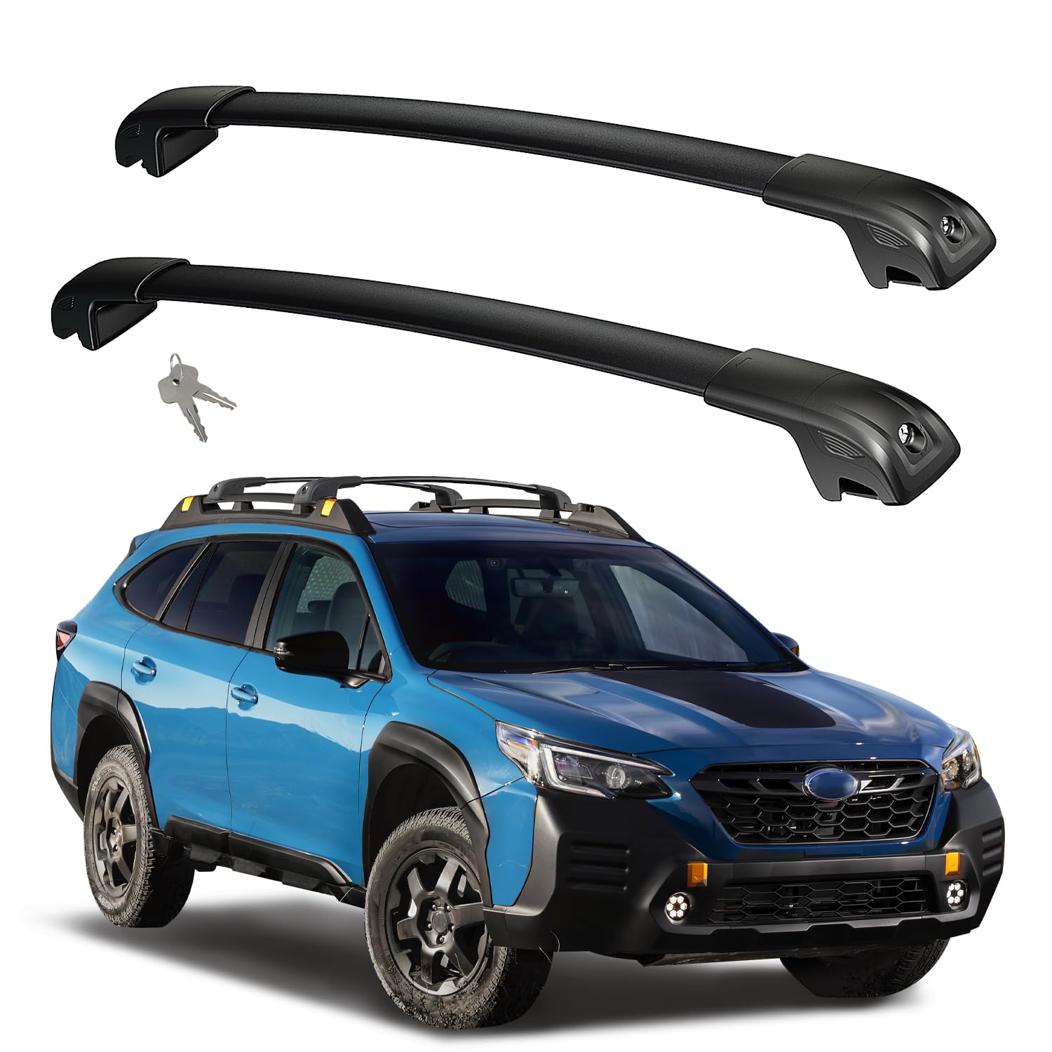 Soruci Car Roof Rack Cross Bars Compatible with Subaru Outback Wilderness 2022-2025 with Lock (Only Fit Wilderness), Aluminum Ro
