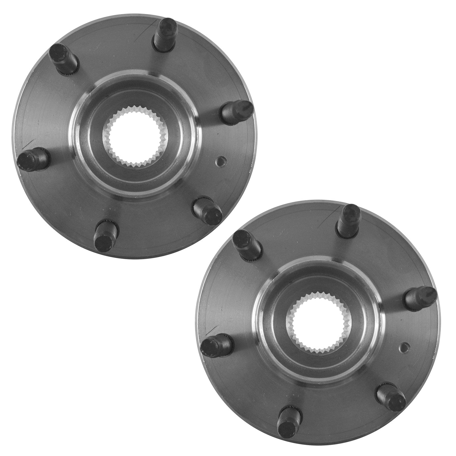 Trq Front Rear Wheel Hub Bearings Assembly Set Compatible With 2006-2007 Buick Terraza 2006-2008 Chevrolet Uplander 2006 Pontiac