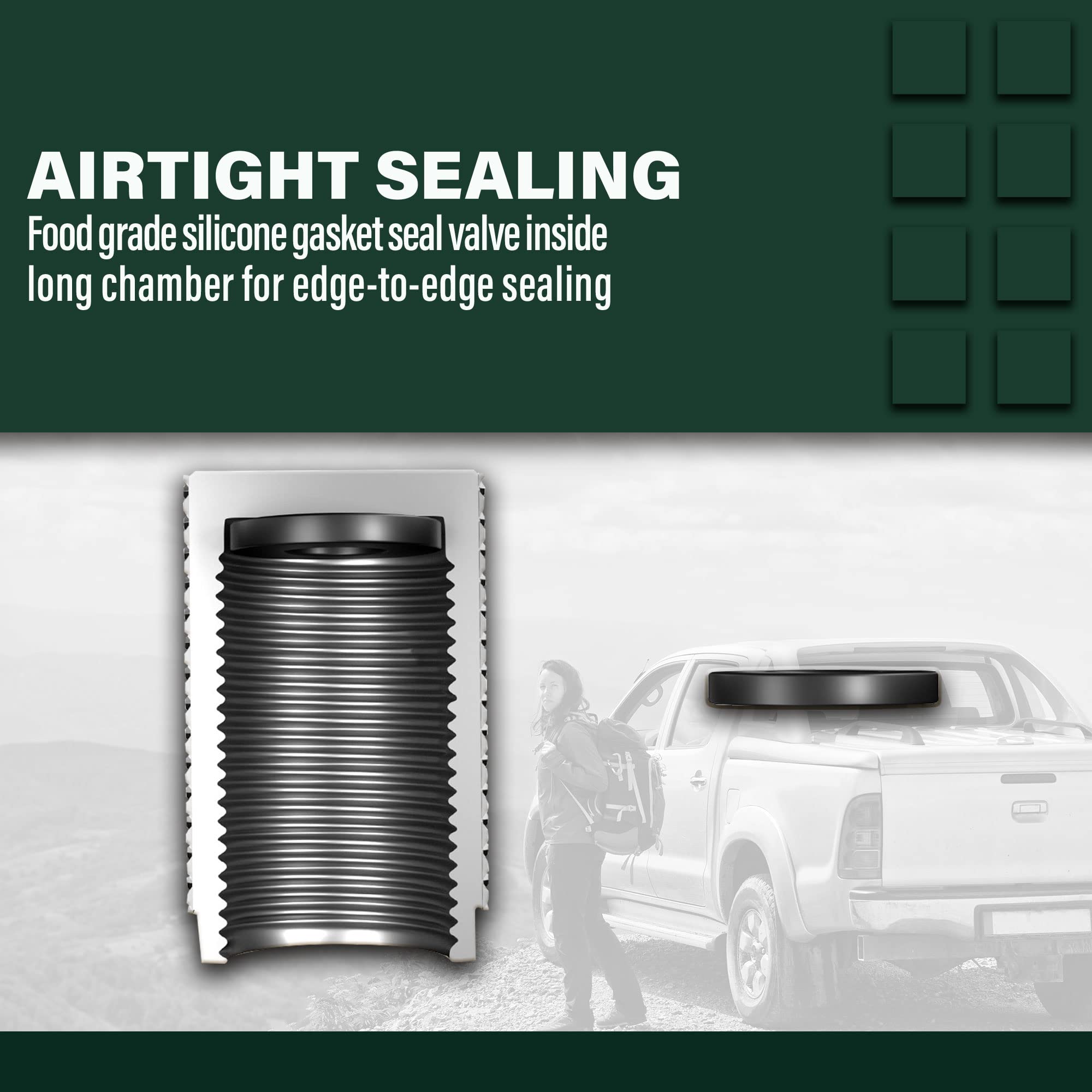 STEEL HAWK Extended Knurled Tire Air Valve Caps, Stainless Steel, 4 Pack, PVD Rose Gold, Model SH7854G