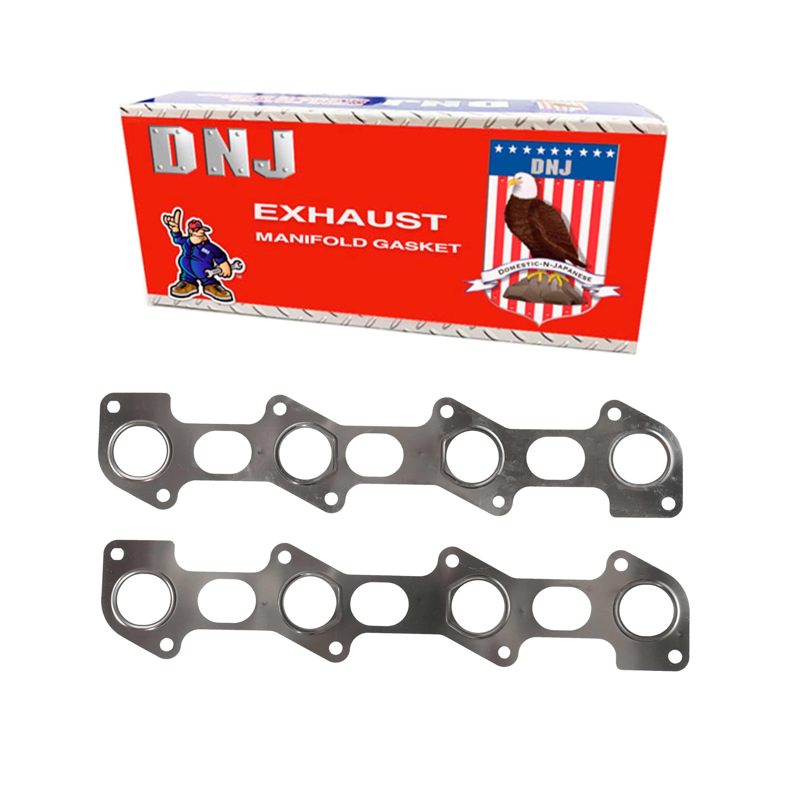 DNJ EG4214 Exhaust Manifold Gasket for: 2003-2010 / Ford/E-350 Club Wagon, E-350 Super Duty, Excursion, F-250 Super Duty, F-350 Super Duty / 6.0L, 6.4L / OHV / V8 / 32V / 363cid, 391cid / [VIN P,