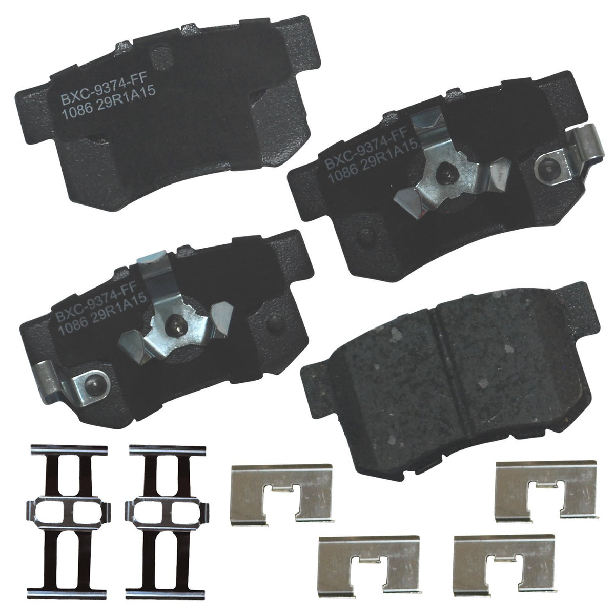 Bendix Premium Sbc1086 Ceramic Rear Brake Pads For Acura Rdx 2018-2010, Honda Accord Crosstour 2011-2010, Crosstour 2015-2012, C