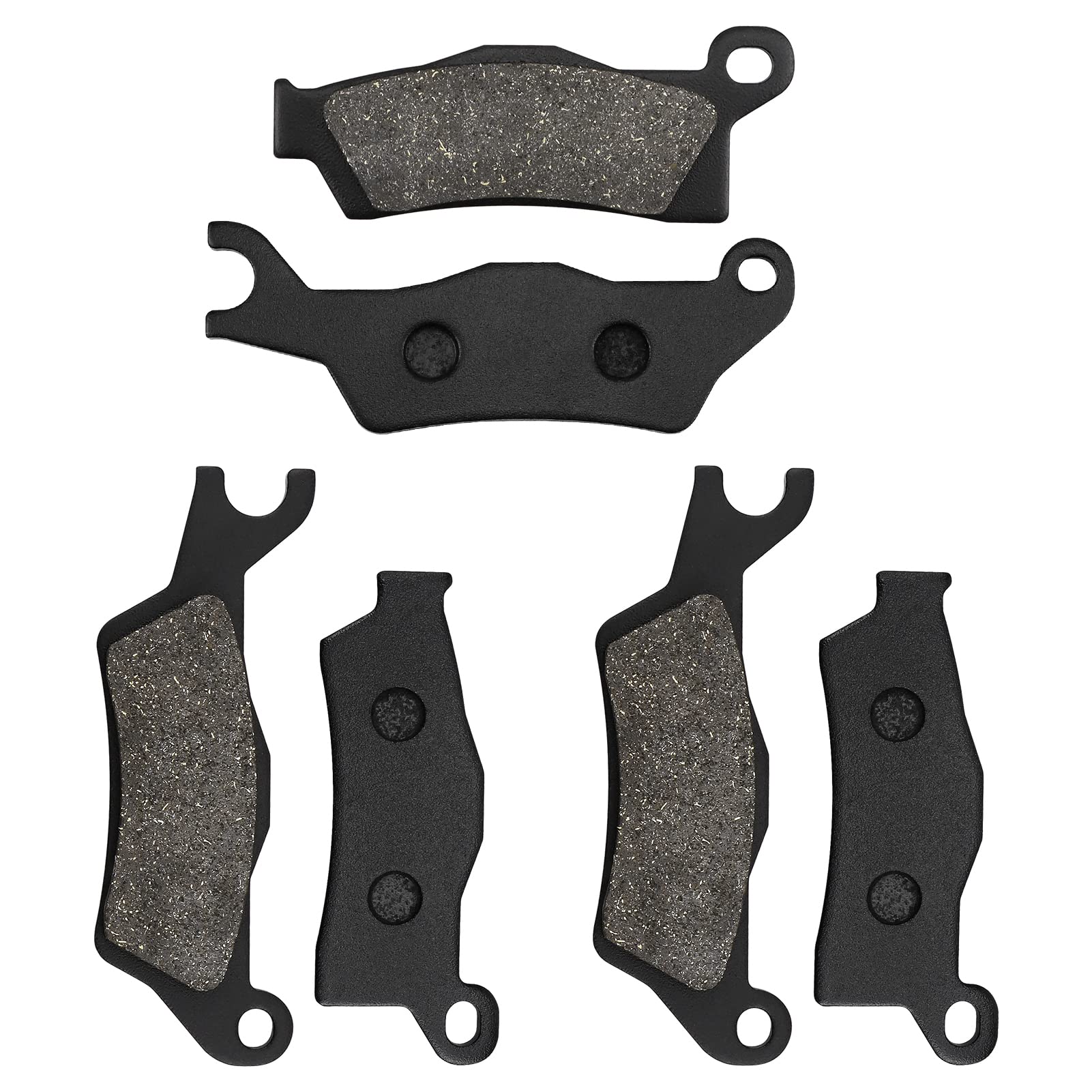 ZICOO Brake Pads for Can Am Outlander 450 500 570 650 800R 850 1000 2013-2024, Front & Rear Replacement Parts