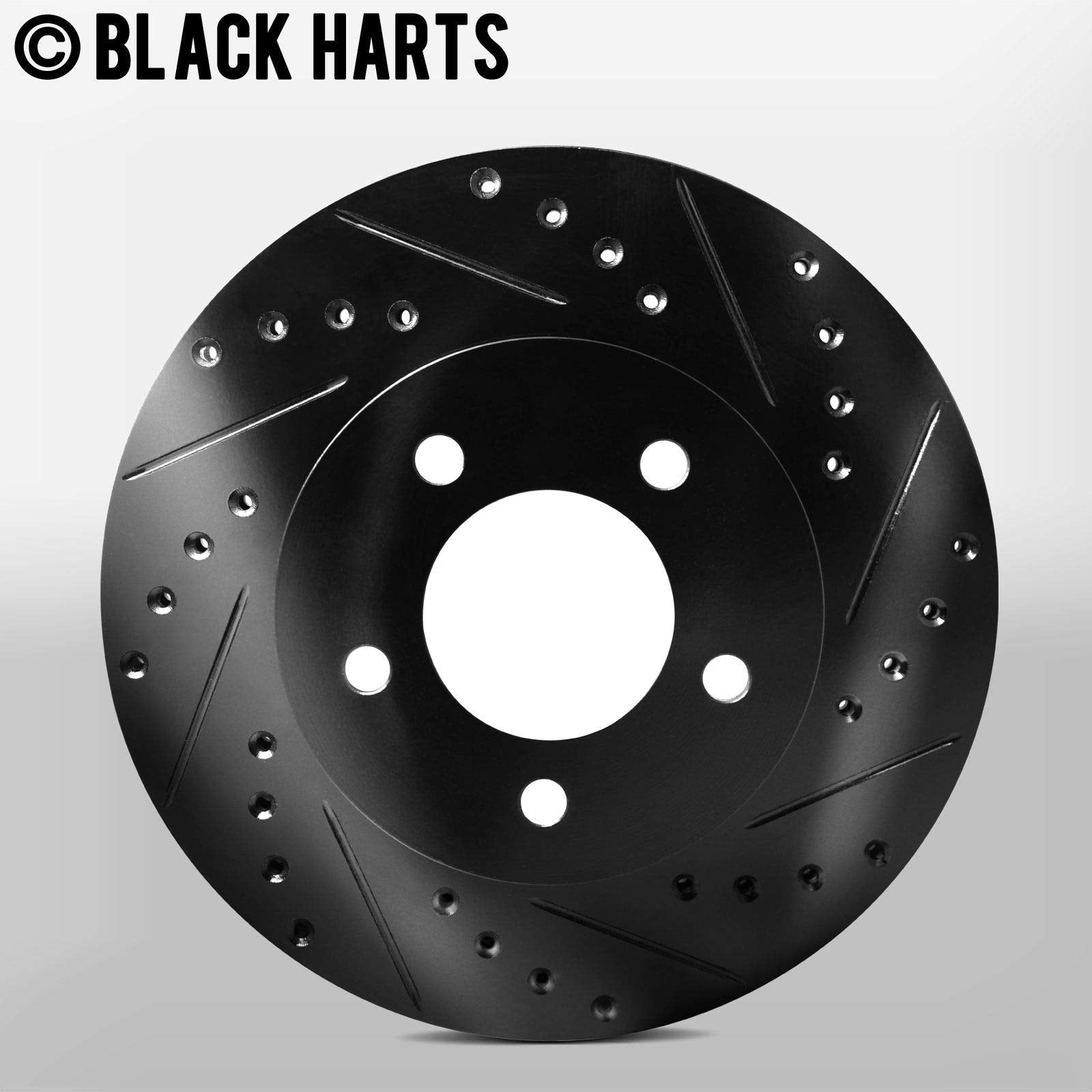 Hart Brakes Front Brakes And Rotors Kit |Front Brake Pads| Brake Rotors And Pads| Heavy Duty Brake Pads And Rotors |Fits 2004-20