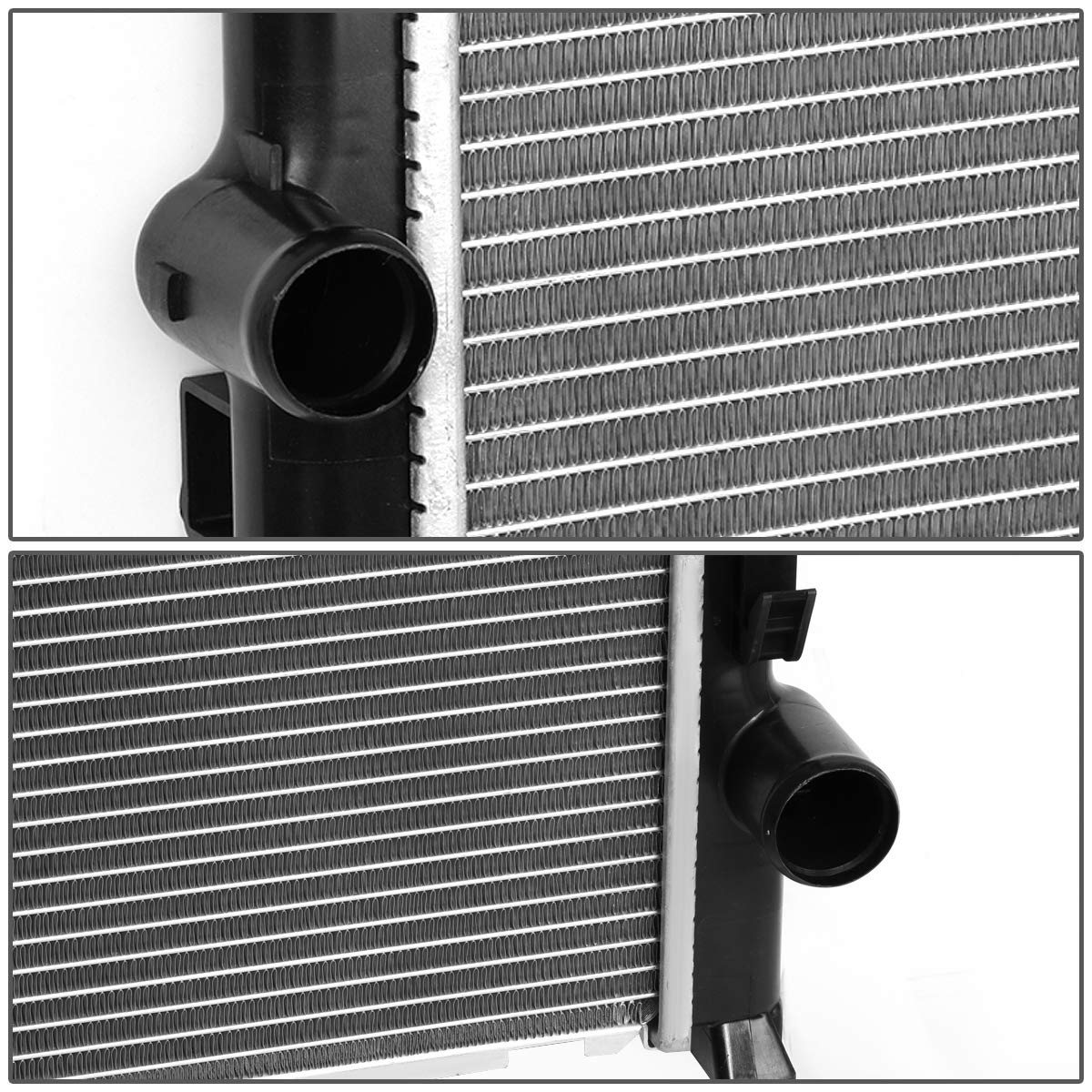 Dna Motoring Oem-Ra-13071 1-Row Aluminum Cooling Radiator Compatible With 08-13 Liberty At/Mt, 23-1/8'' W X 19-13/16'' H X 1'' D