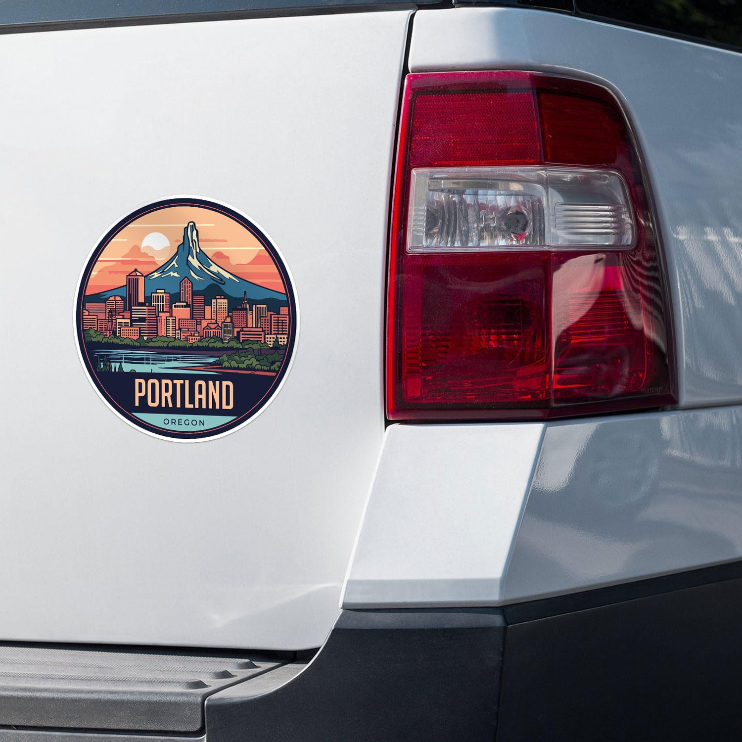 Portland City Sticker - Waterproof Vinyl Decal for Car Bumper, Laptop, Water Bottle, Wall, and Window, Size - 3'' Longer Side
