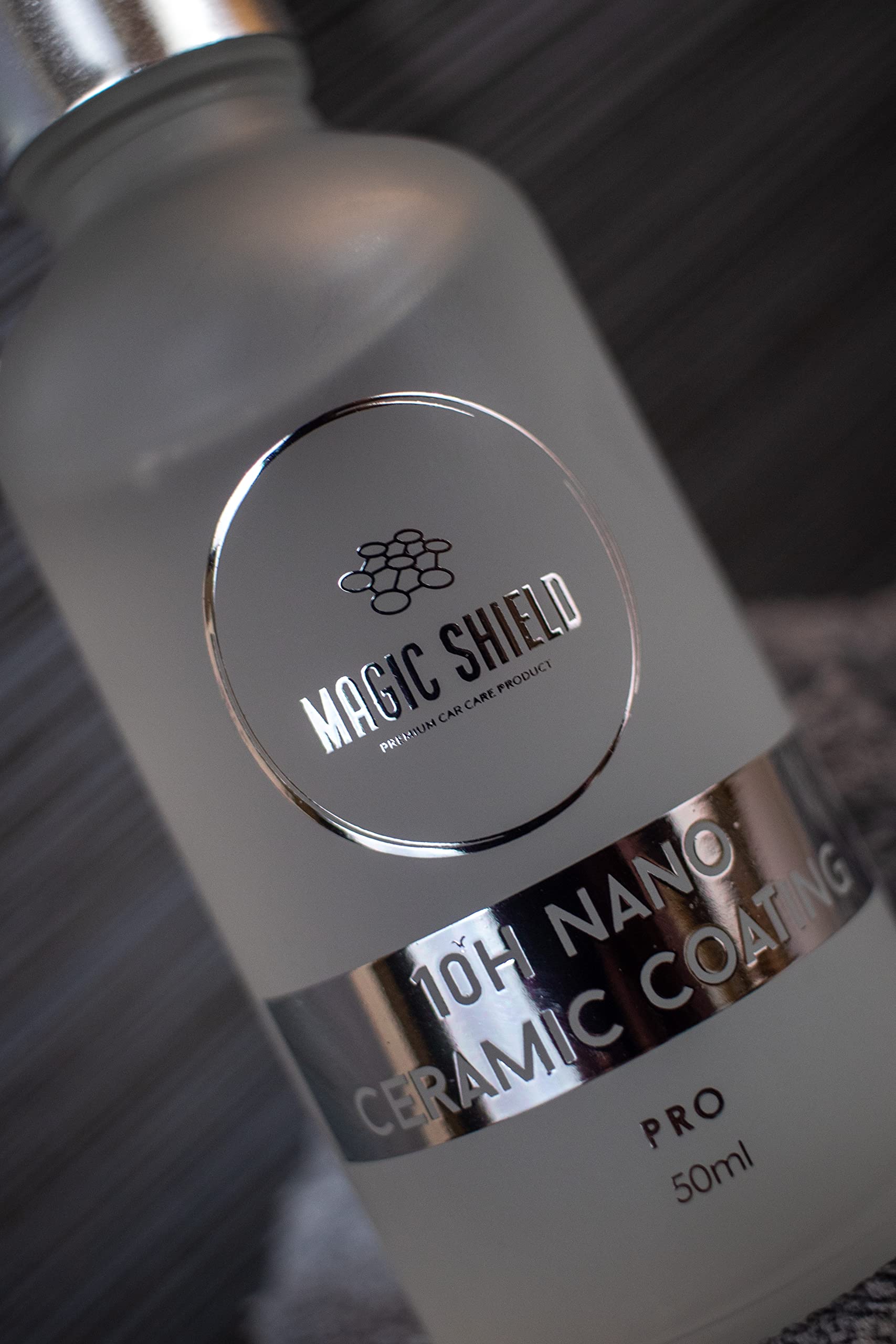 Magic Shield Ceramic Coating Pro 10H - Advanced Sio2 Technology For Ultimate Vehicle Protection - Candy-Like Gloss - Self-Healin