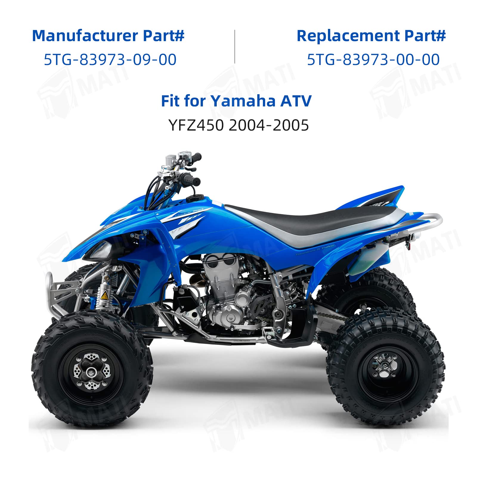 M Mati Left Handlebar Control Engine Start Run Off Headlight Switch For Yamaha Atv Yfz450 2004-2005 5Tg-83973-09-00