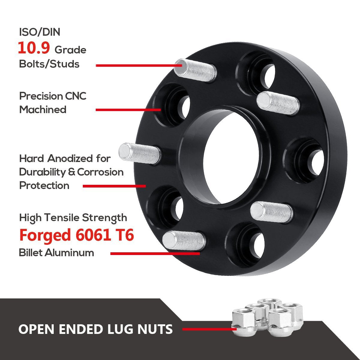 5x114.3 Hubcentric Wheel Spacers Compatible with Camry Highlander Tacoma, Lexus ES250 300 350, GS300 350 430 450 460, IS250 300