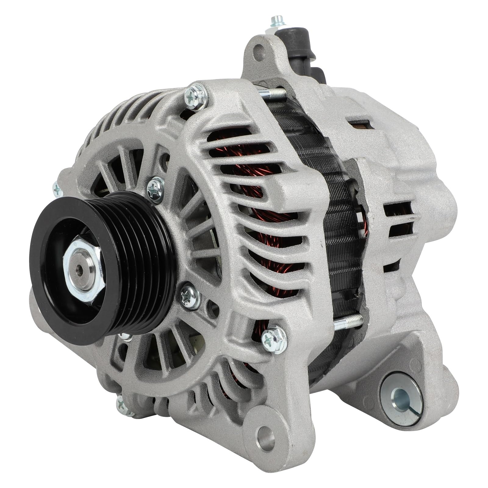 SCITOO Alternator Fits for Ford for Ranger 2.3L 2010-2011 12V 100Amp CW 6-Groove Pulley High Output Alternator 11546