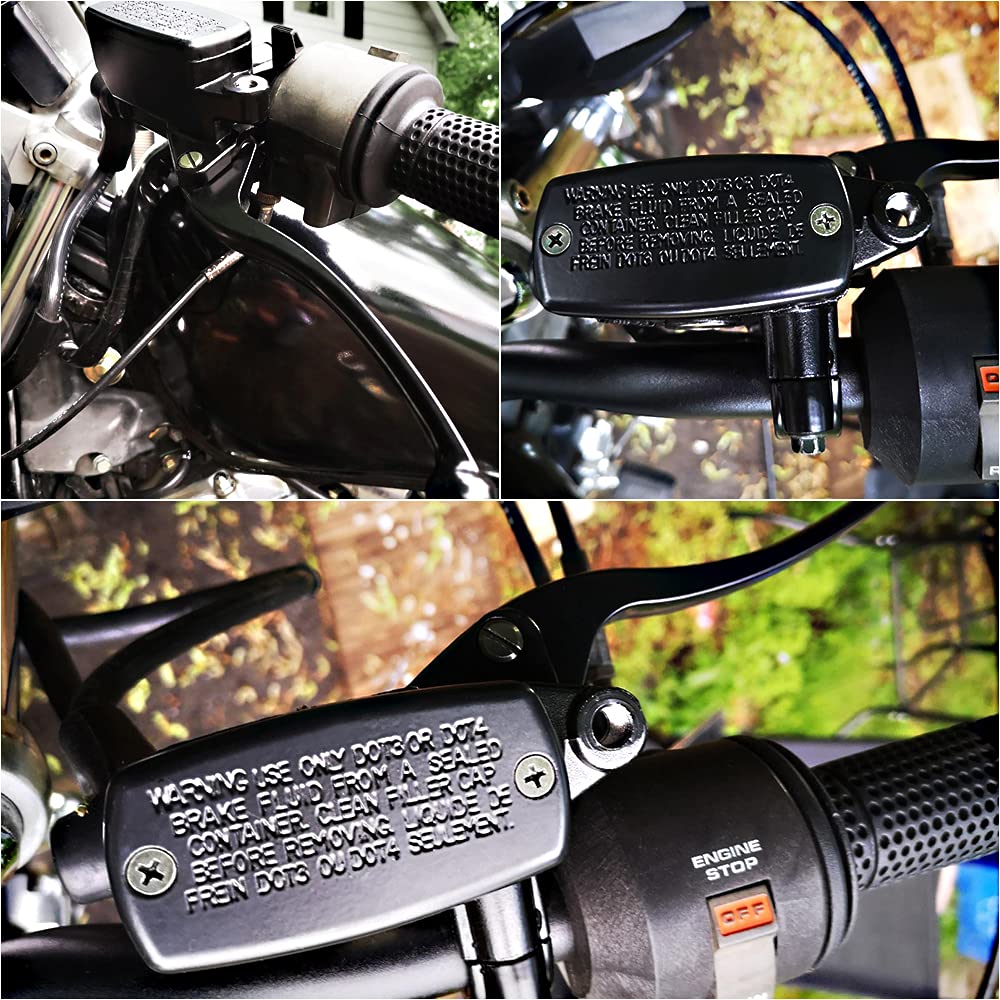 Triumilynn 7/8 Inch 22Mm Brake Clutch Master Cylinder Replacement For Hon-Da Yamaha Suzuki Kawasaki, 7/8'' Handlebar For Univers