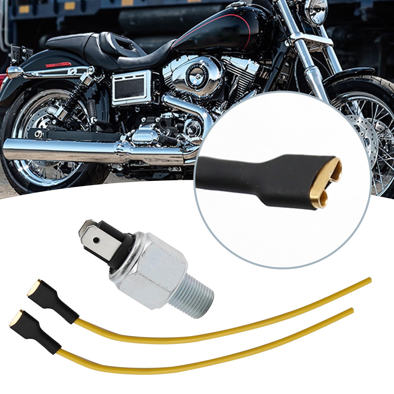 Motorcycle Brake Switch Replacement for Harley Davidson Touring 2003 2004 2005 2006 2007 2008 2009 2010 2011 2012 2013 2014 for