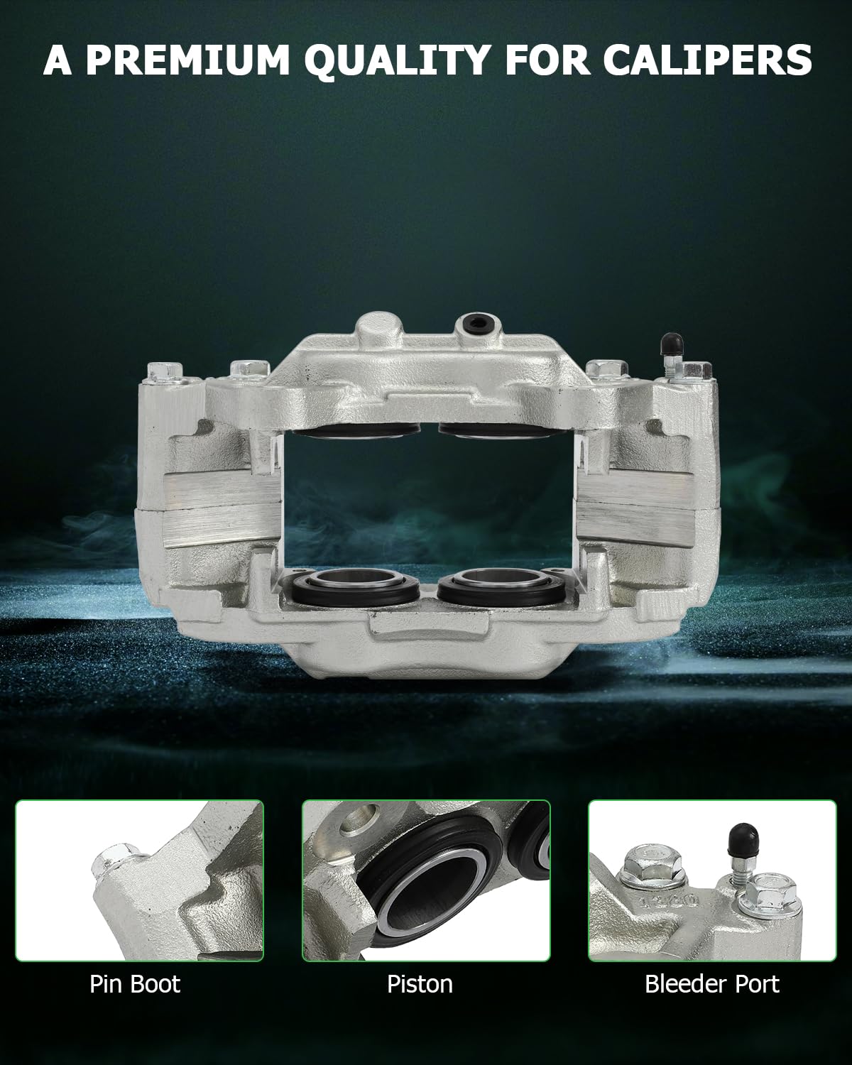 Scitoo Front Left+Right Brake Calipers Without Bracket 192713 192712 Compatible For Toyota For 4Runner 2003-2005,For Toyota For