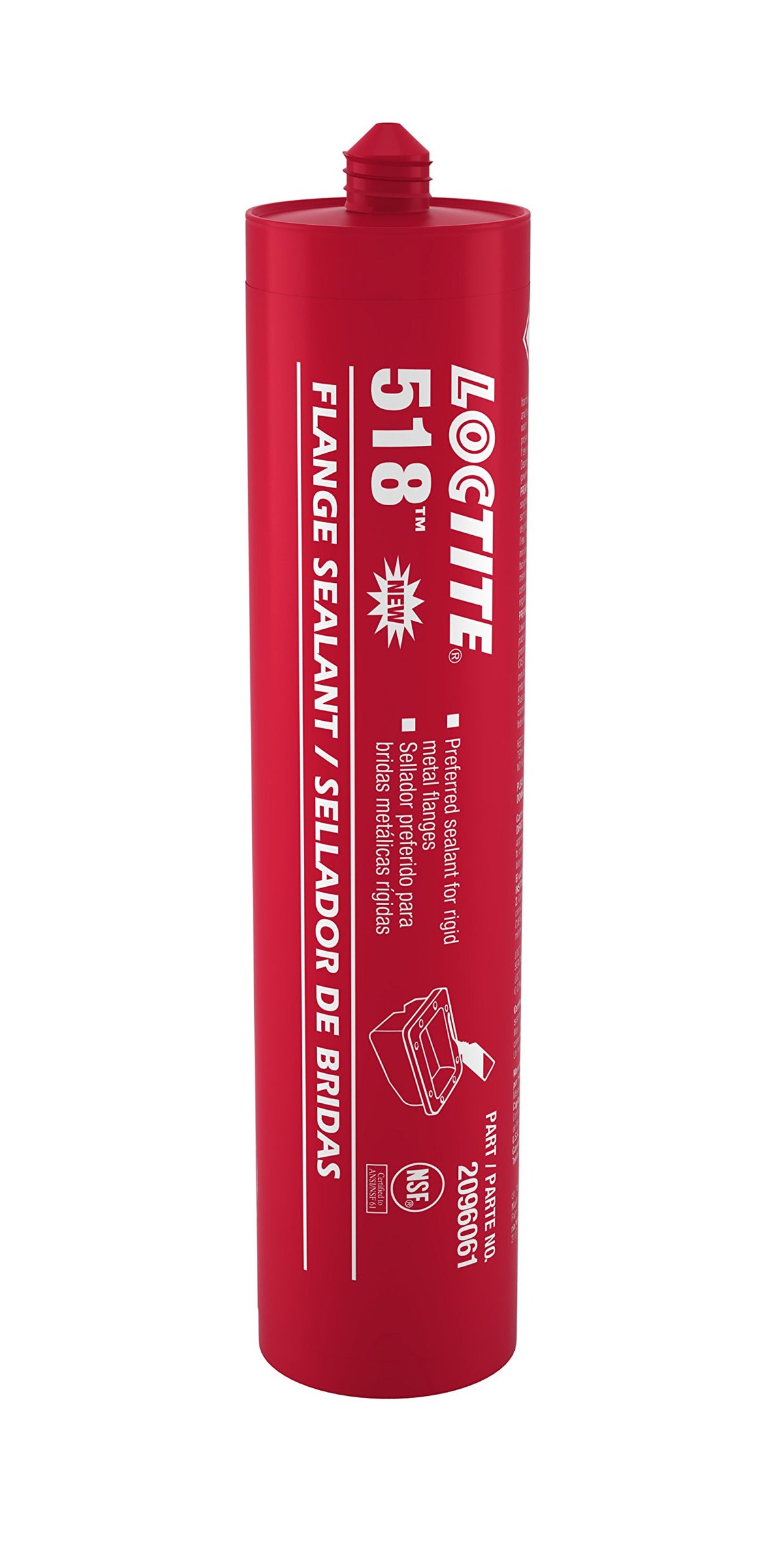 518 Gasket Sealant 300 Ml Cartridge Red