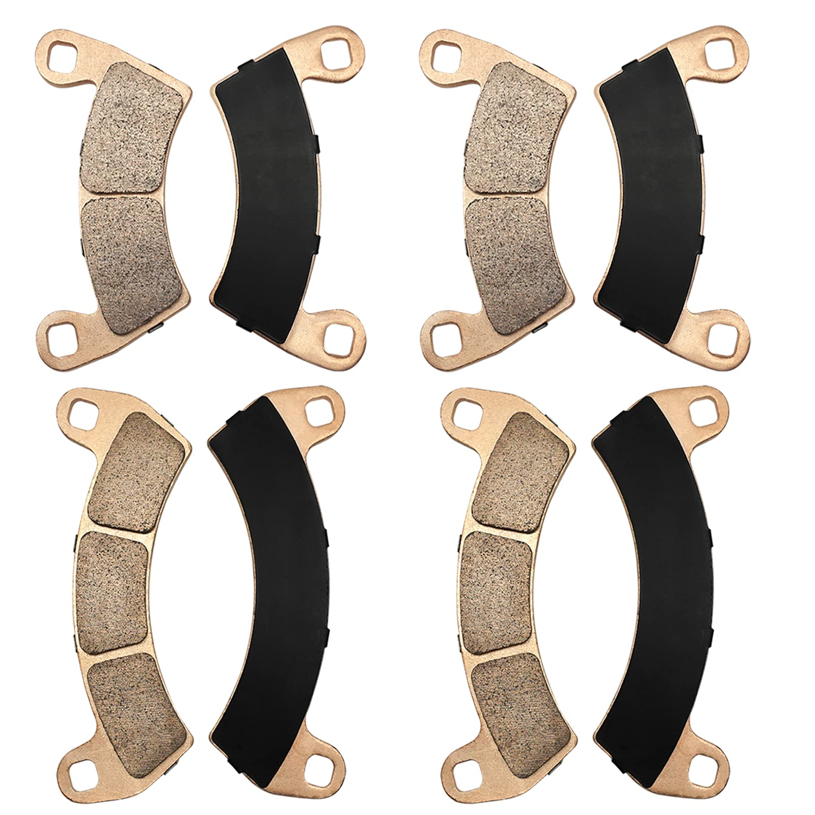 Front & Rear Brake Pads Sintered For Polaris Rzr Turbo 2016-2021 Rzr Pro Xp 2020-2024, Oem# 2206231 2208162 1913469 2205949 2208