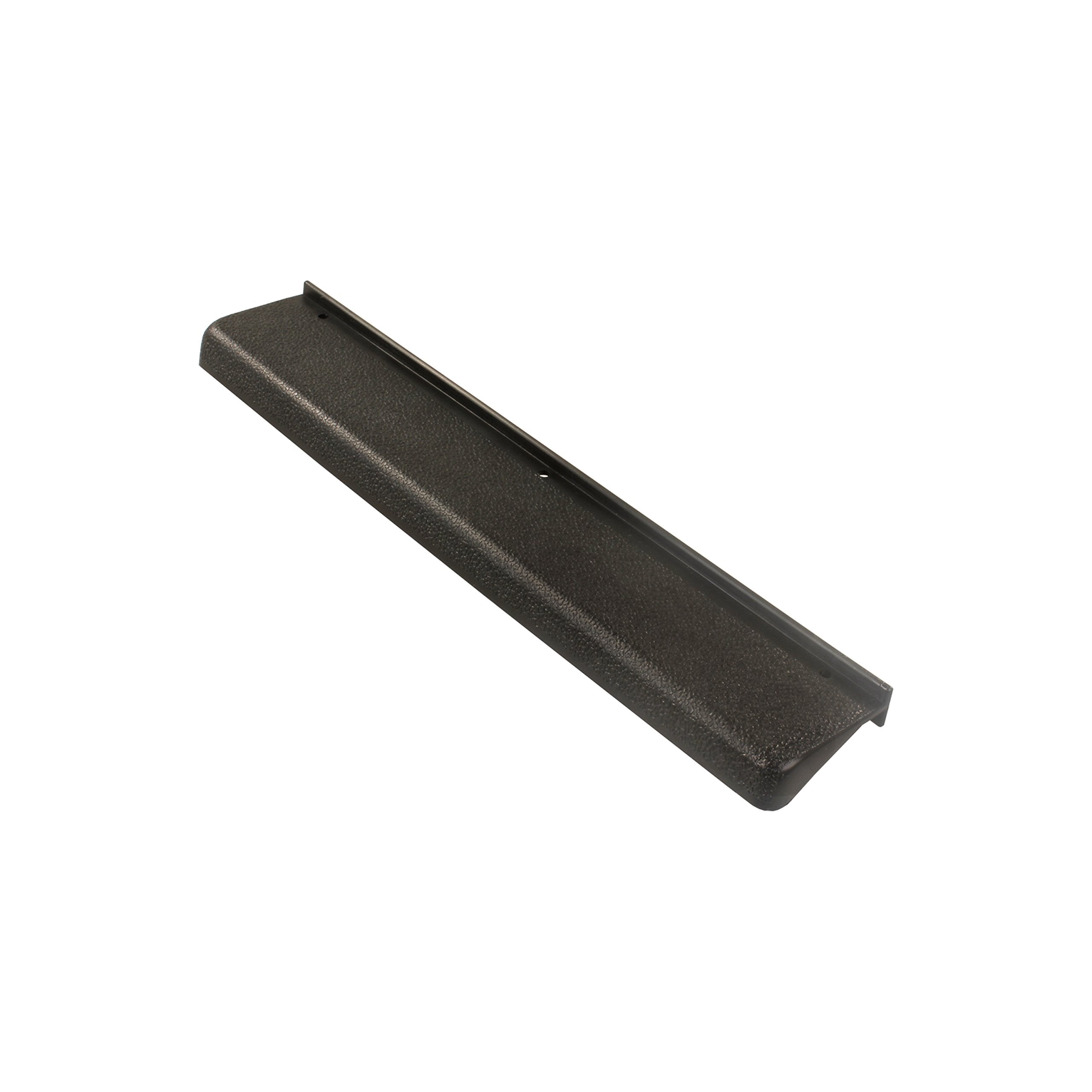 Jr Products 11145 Black 12'' Door Stop/Handle