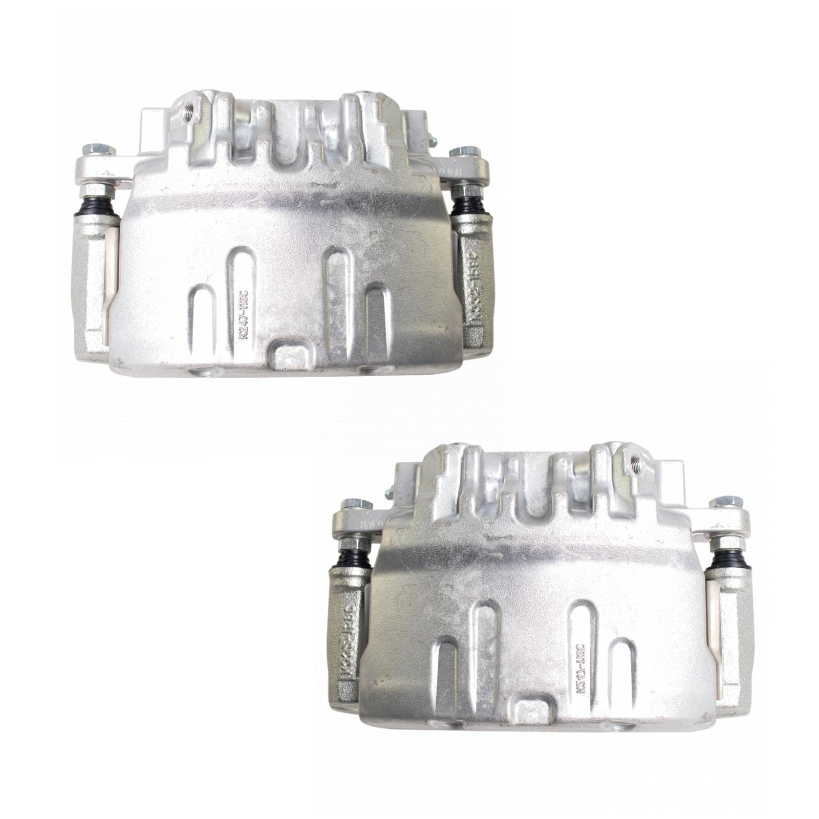 Trq Front Brake Caliper Set Compatible With 2003-2008 Cadillac Cts 2005-2008 Sts
