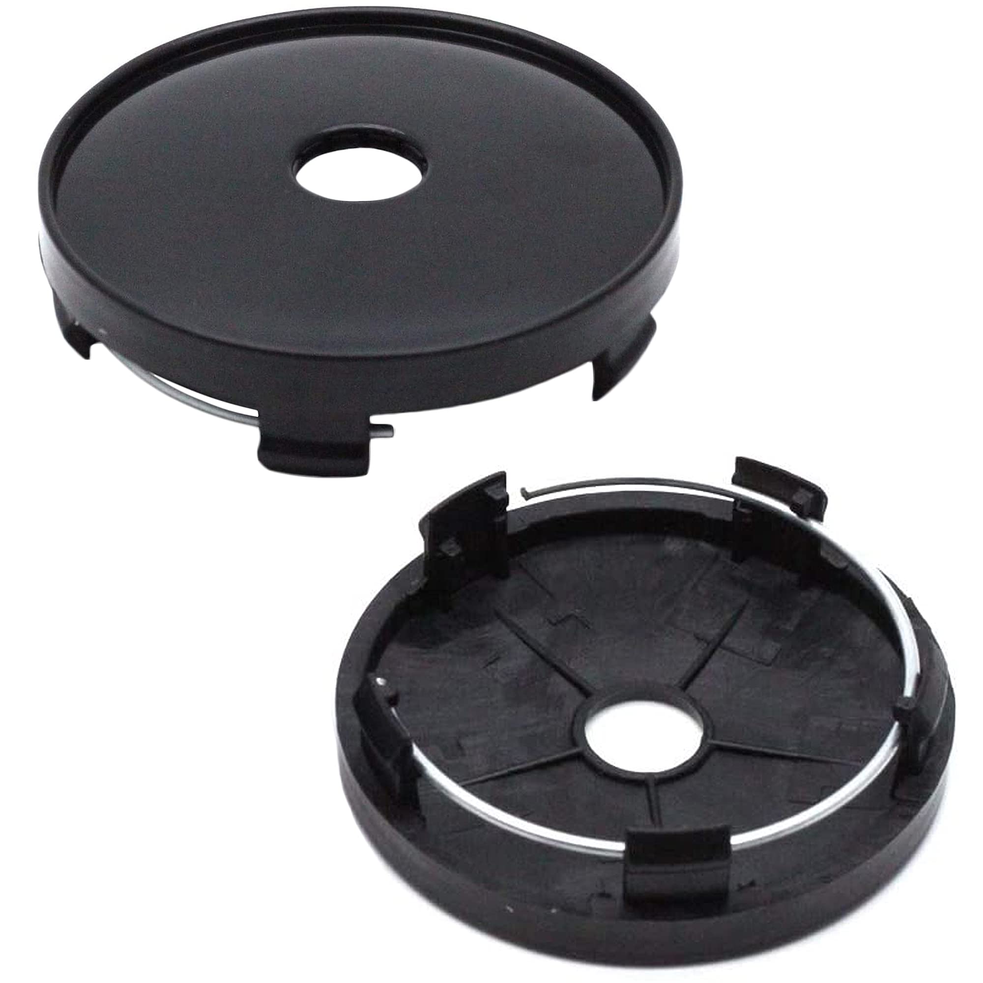 Autut 4 Pcs 60Mm Automotive Wheel Center Hub Cap Plastic Snap In Type Wheel Hub Cover