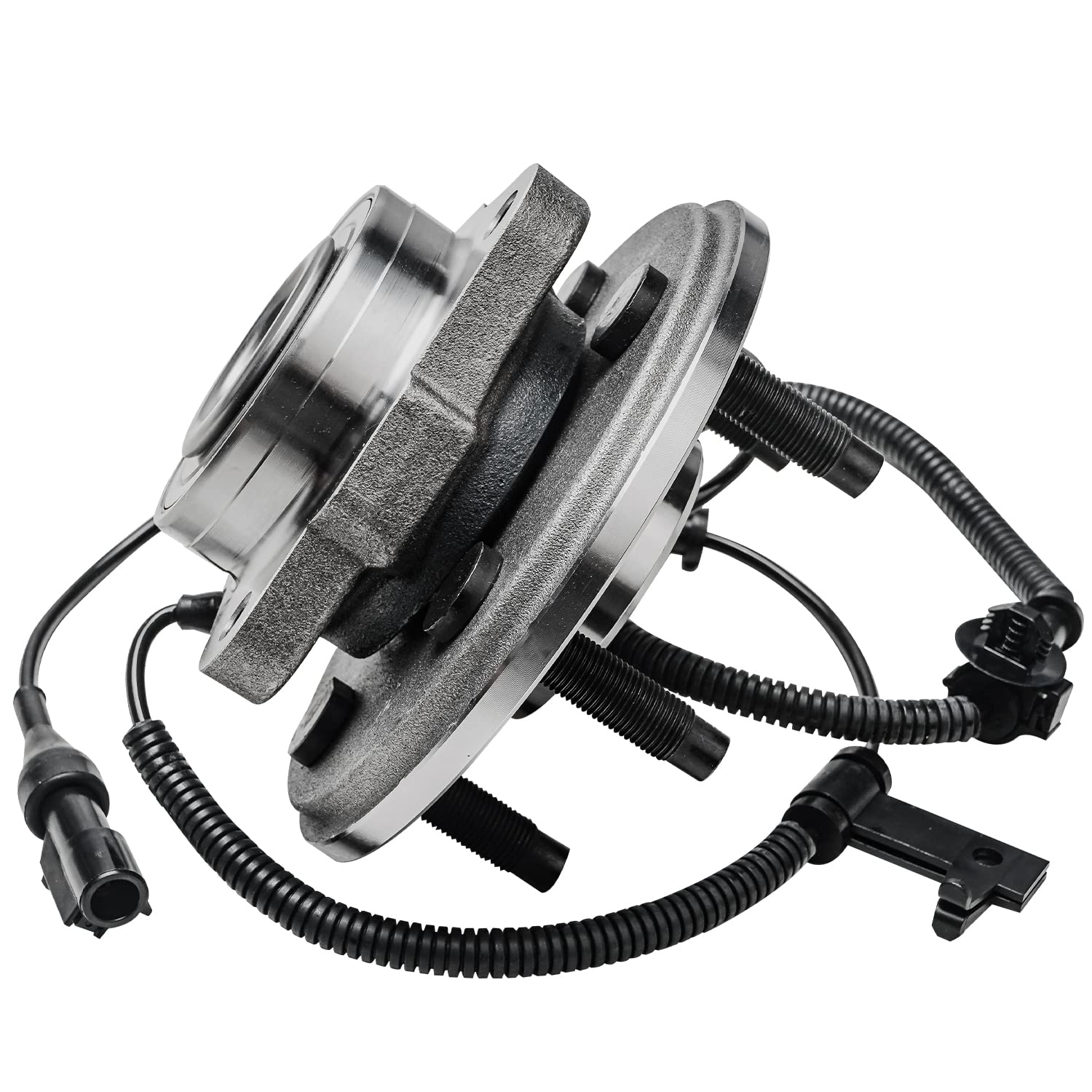 Detroit Axle - Front Wheel Bearing Hub For Ford Explorer Mercury Mountaineer 2006-2010, Replacement 2007 2008 2009 Explorer Moun