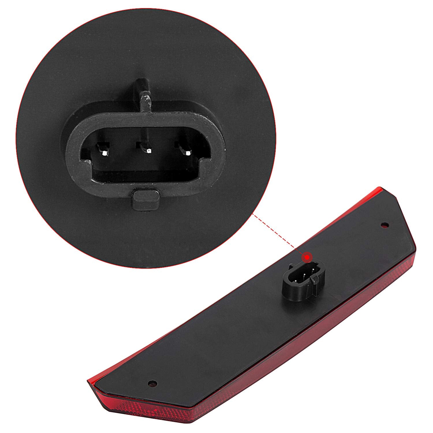 Ecotric Tail Lights Lamps Compatible With 2009-2016 Polaris Ranger 500/700/800/900 Replacement For Part 2411099 (2Pcs)