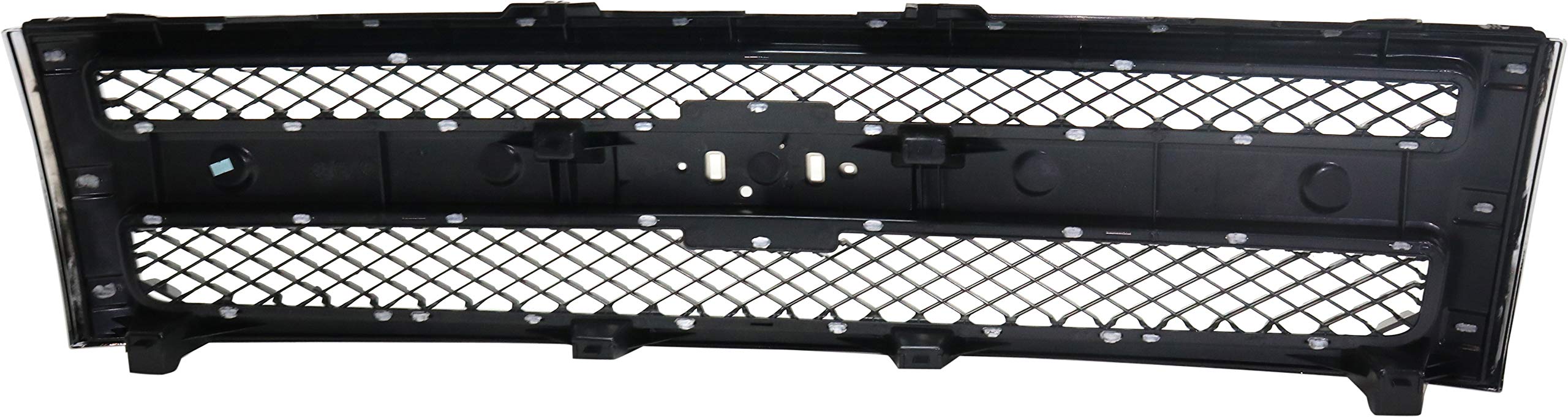 Garage-Pro Grille Assembly Compatible with 2007-2013 Chevrolet Silverado 1500 Chrome Shell with Textured Black Insert