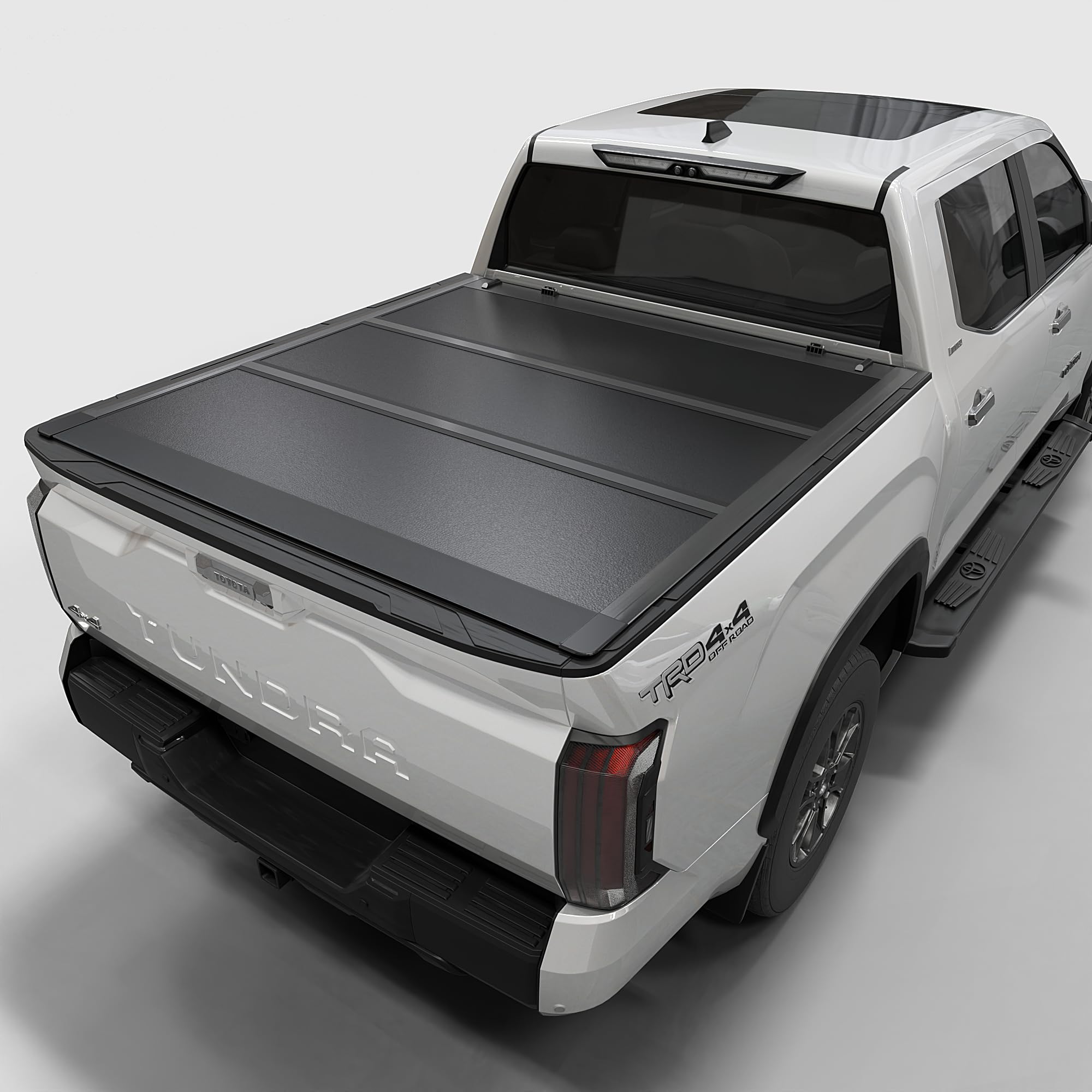 Toptiny Low Profile Hard Folding Truck Bed Tonneau Cover Fits 2022-2025 Toyota Tundra 6'6'' Bed (78.7'')