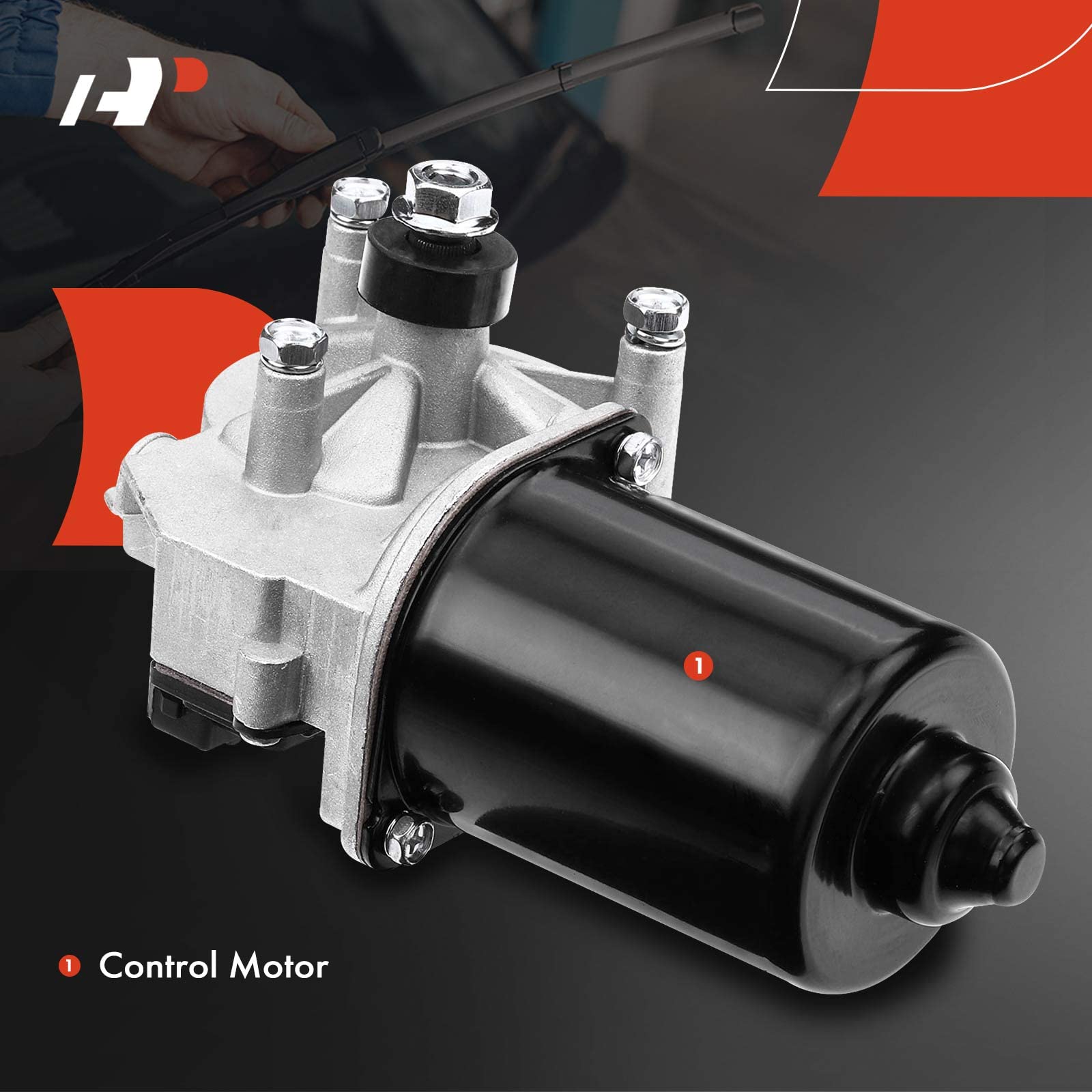 A-Premium Front Windshield Wiper Motor Compatible With Volvo Vehicles - Xc90, 2004-2014, Sport Utility - Replace# 8693848