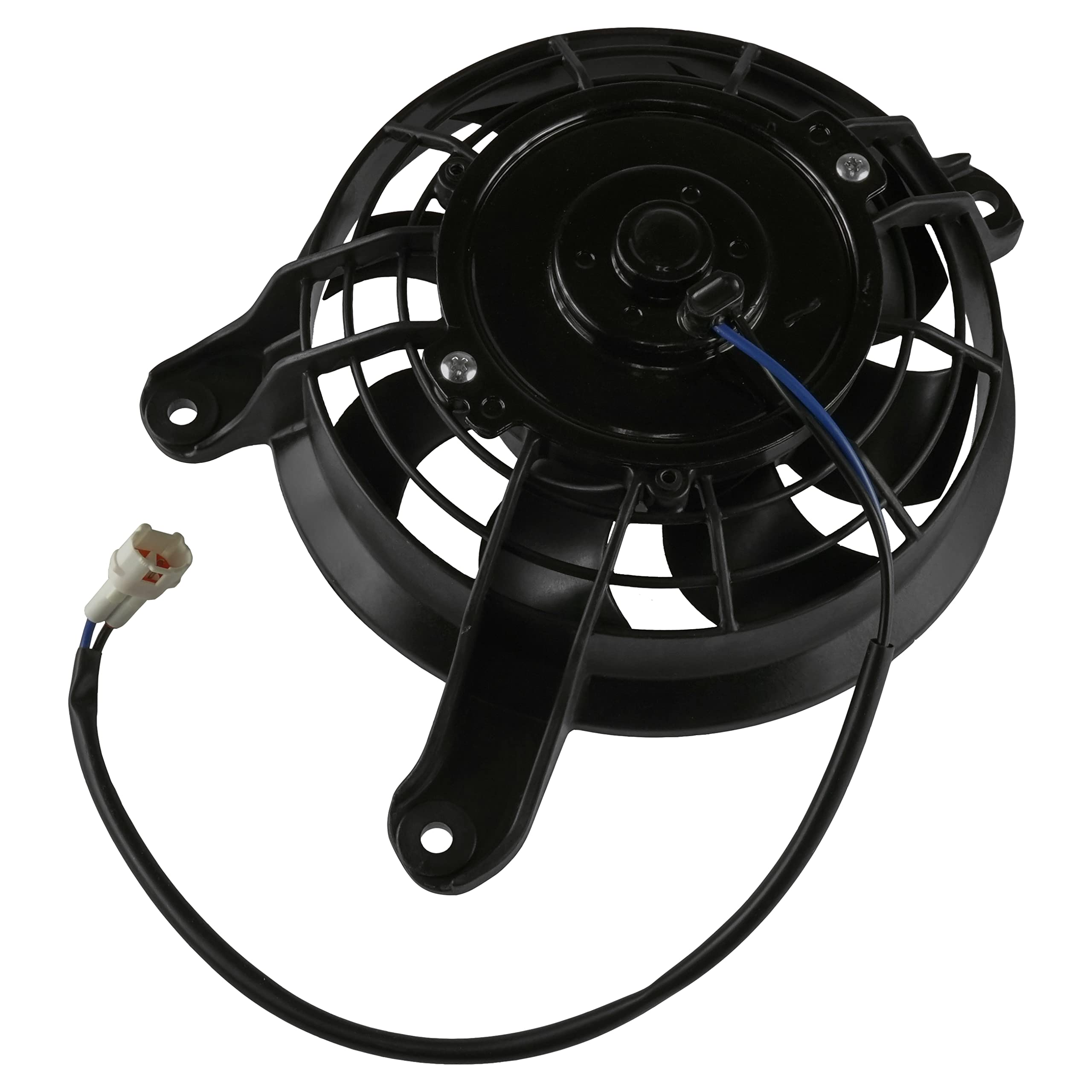 Caltric Radiator Fan Blower with Shroud Compatible with Yamaha Raptor 700 700R YFM700R 2013-2023