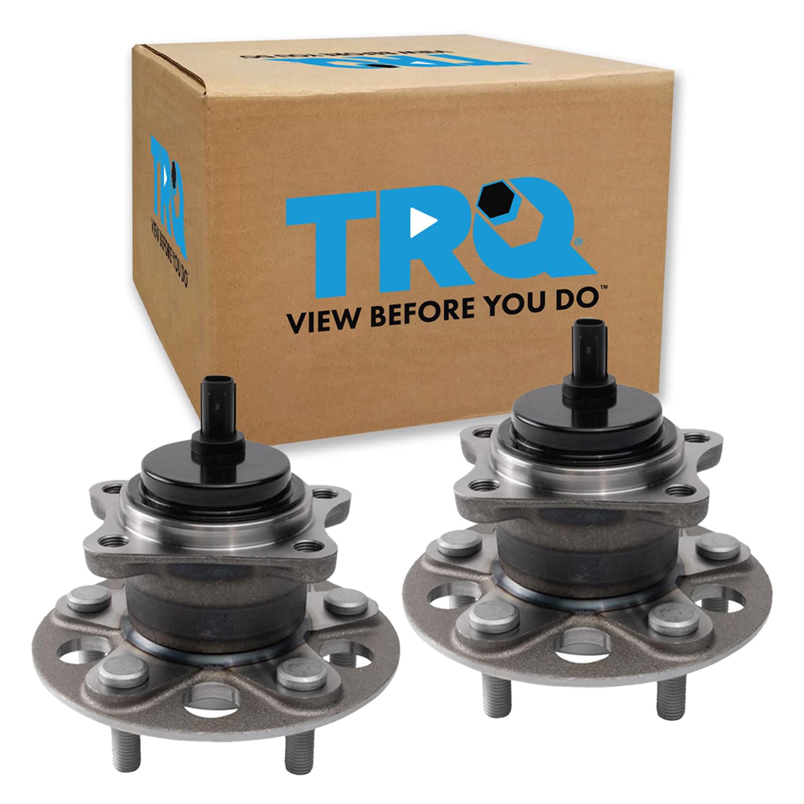 Trq Rear Wheel Hub Bearings Assembly Set Compatible With 2018-2019 Toyota C-Hr