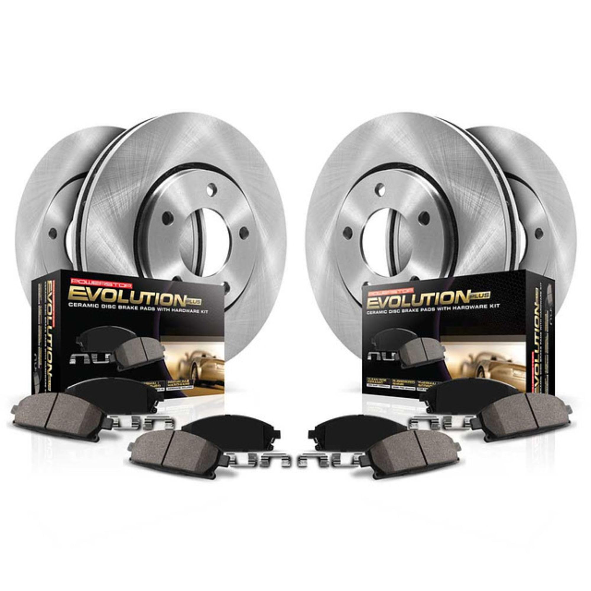 Power Stop Brake Kit For 2.5L 2006-2012 Toyota Rav 4 [With 2 Row Seat] | 2013-2018 Rav4 [With 275Mm Front Rotors] Front And Rear