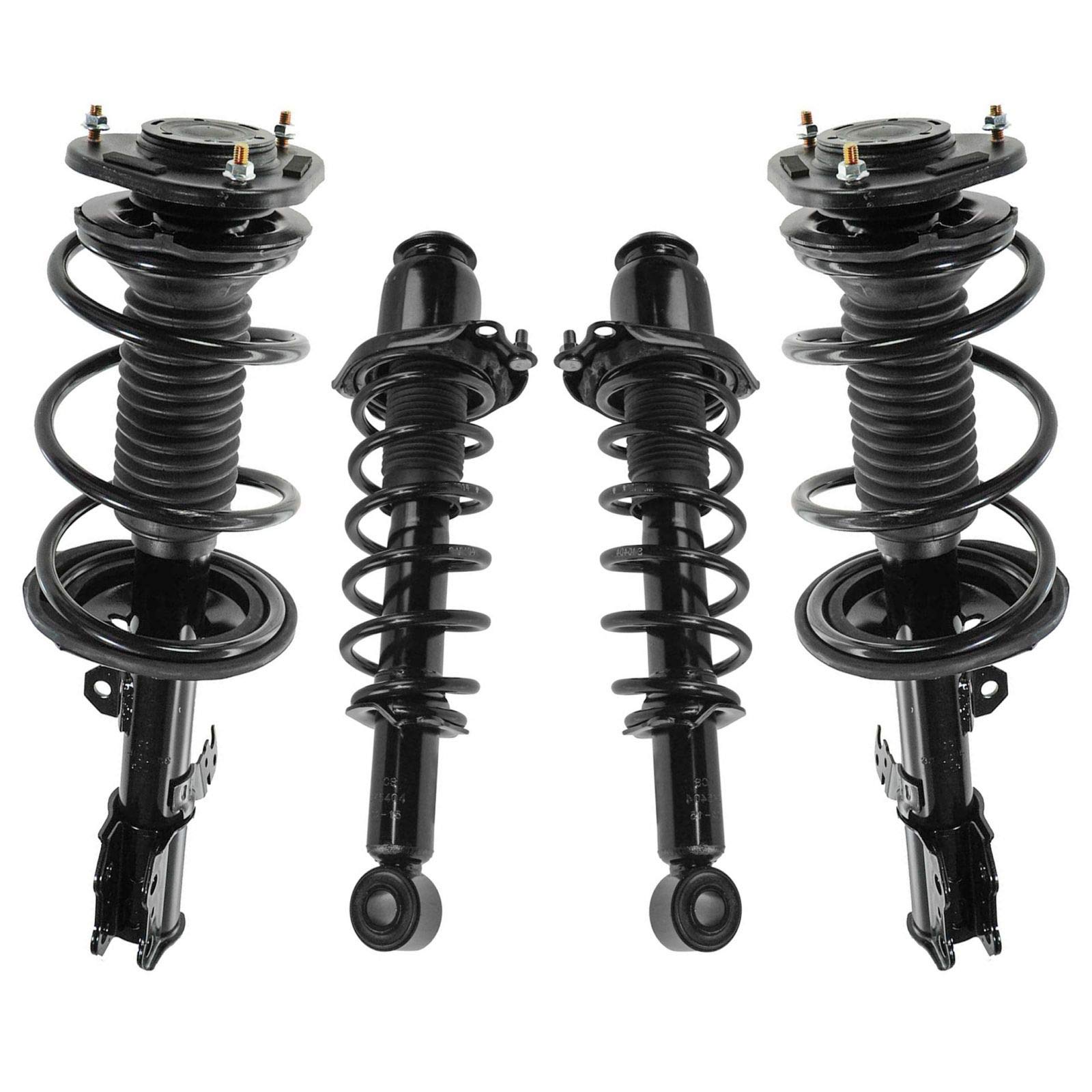 Trq Front And Rear Strut & Coil Spring Assembly Set Driver & Passenger Sides Compatible With 03-08 Toyota Corolla