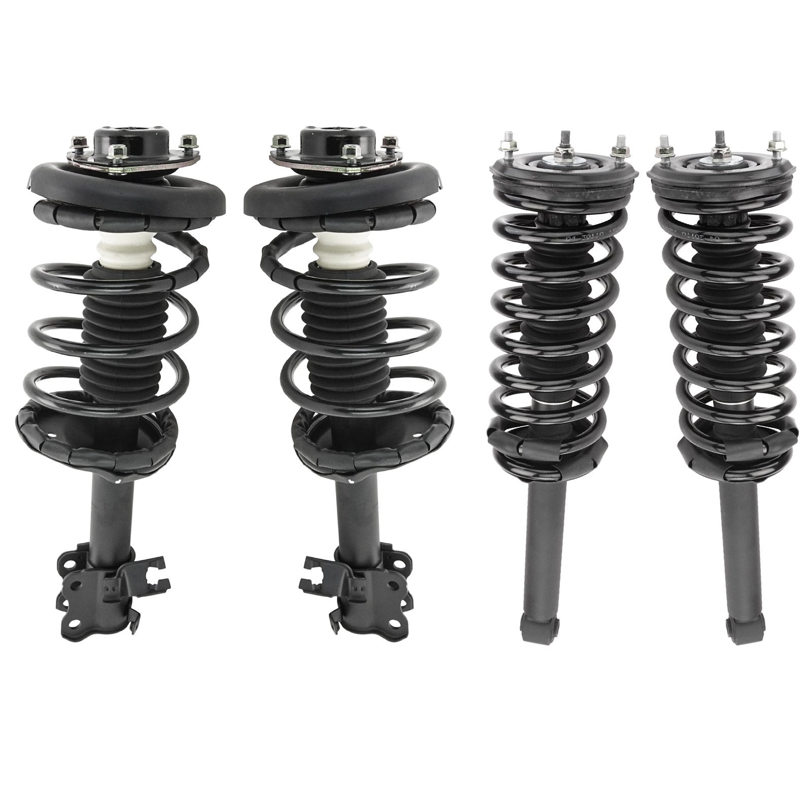 Trq Front And Rear Strut & Coil Spring Assembly Set Driver & Passenger Sides Compatible With 96-99 Infiniti I30 95-99 Nissan Max