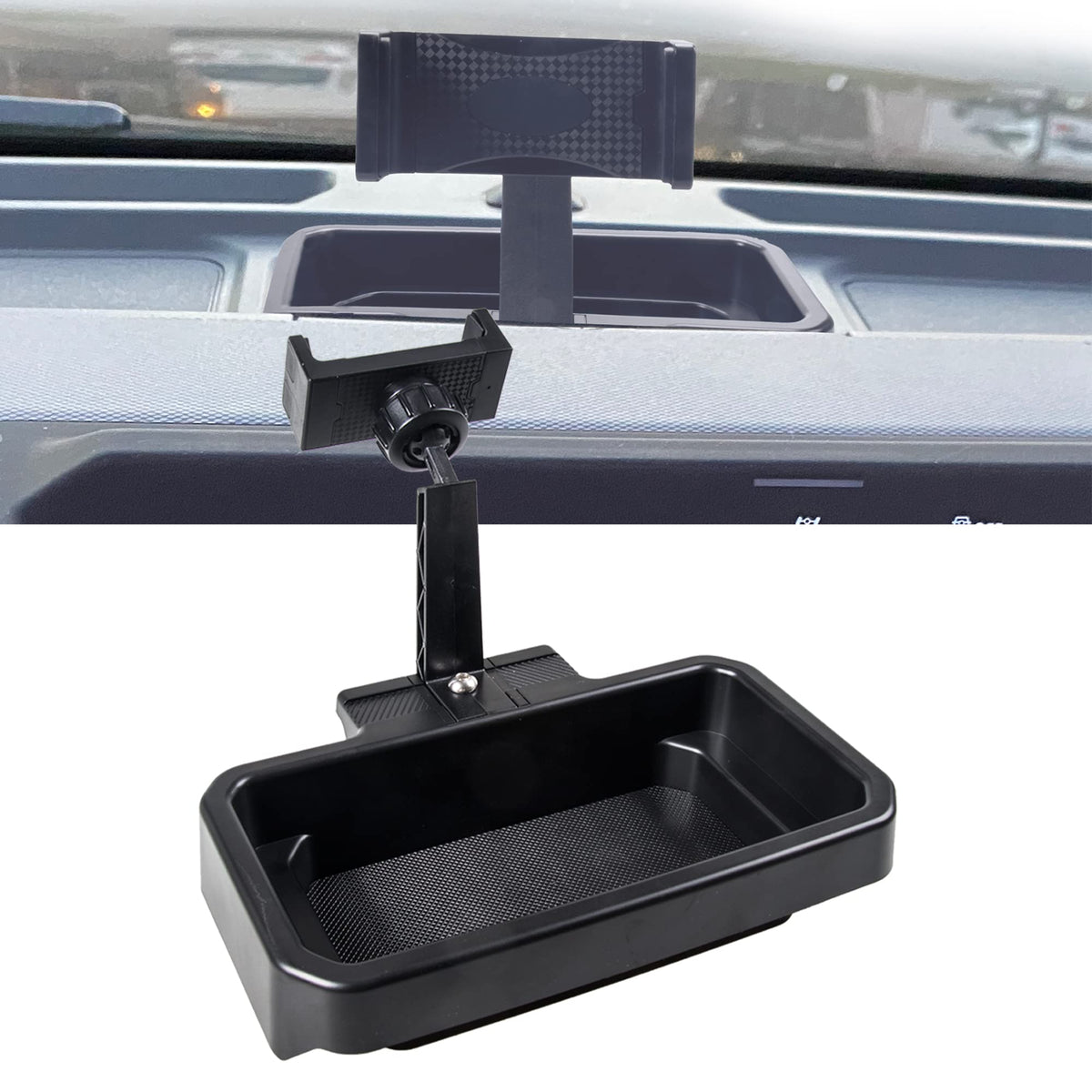 RERPRO Dash Phone Mount Holder for 2021 2022 2023 2024 2025 New Ford Bronco 2/4 Door Interior Accessories Center Console Dashboa
